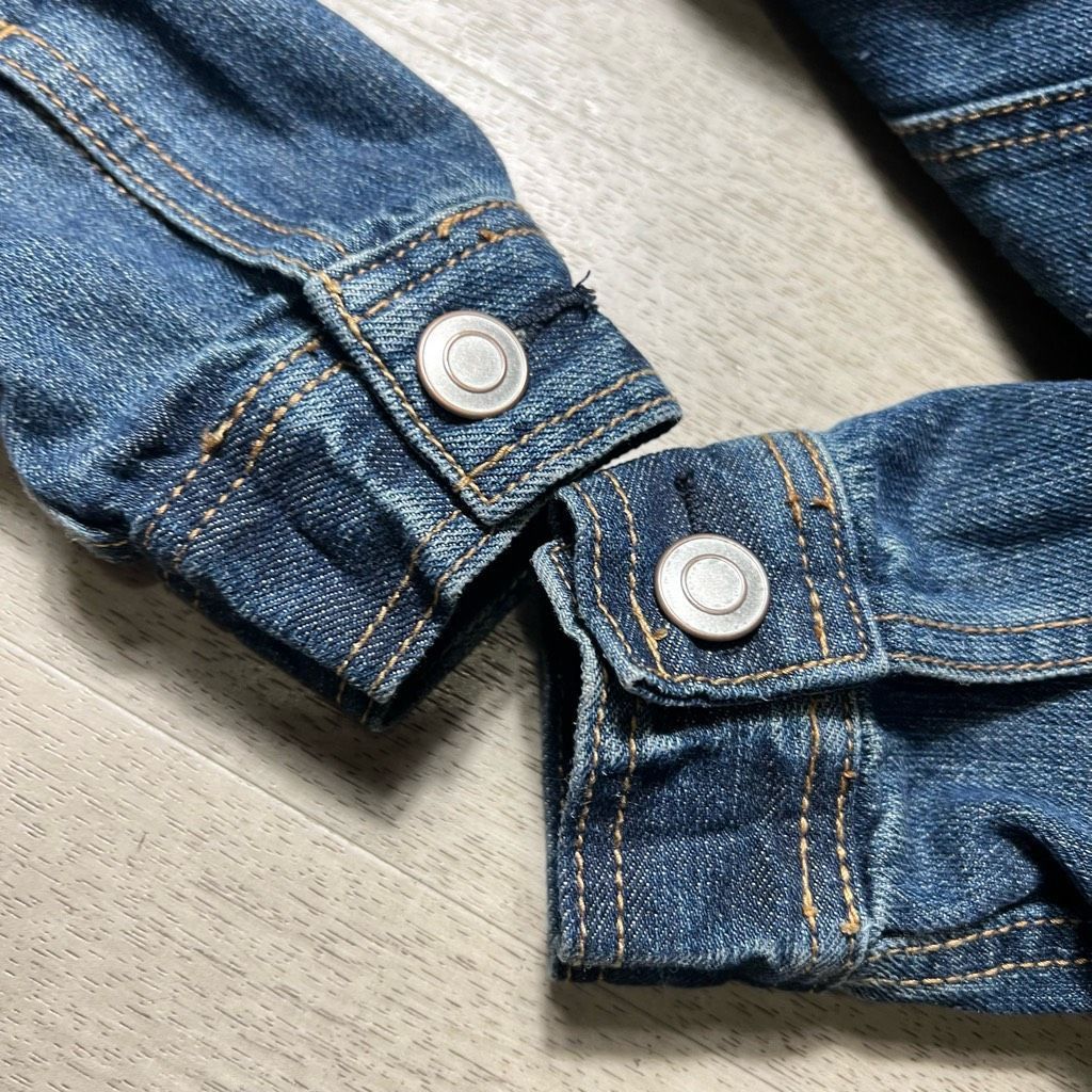 rue21 Rue21, Button Front Contrast Stitching Denim Jacket, Junior’ Size L / US 10 / IT 46 - 9 Thumbnail
