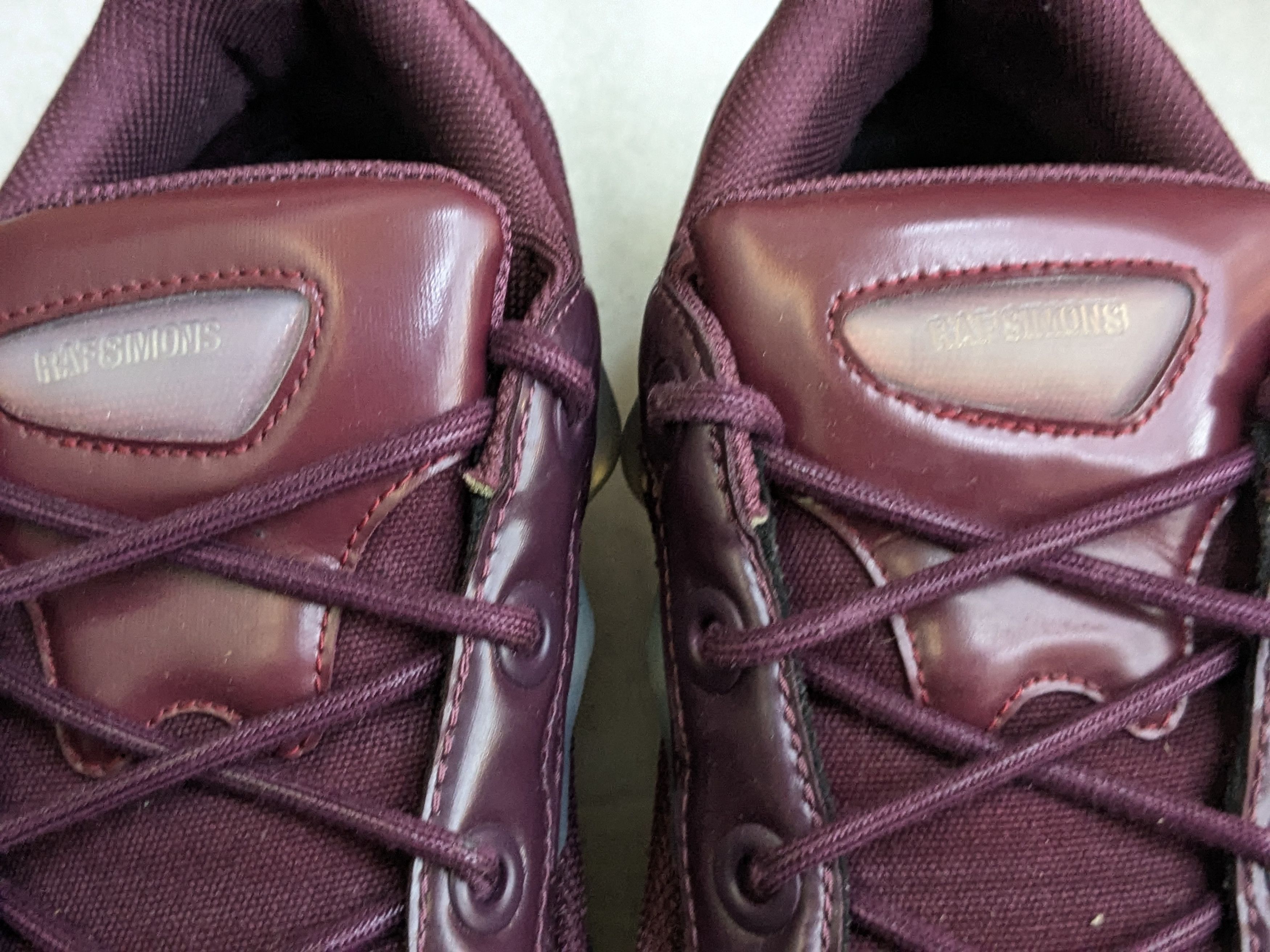 Adidas × Raf Simons Adidas Raf Simons Ozweego 3 Red Burgundy 10 Size US 10 / EU 43 - 7 Thumbnail