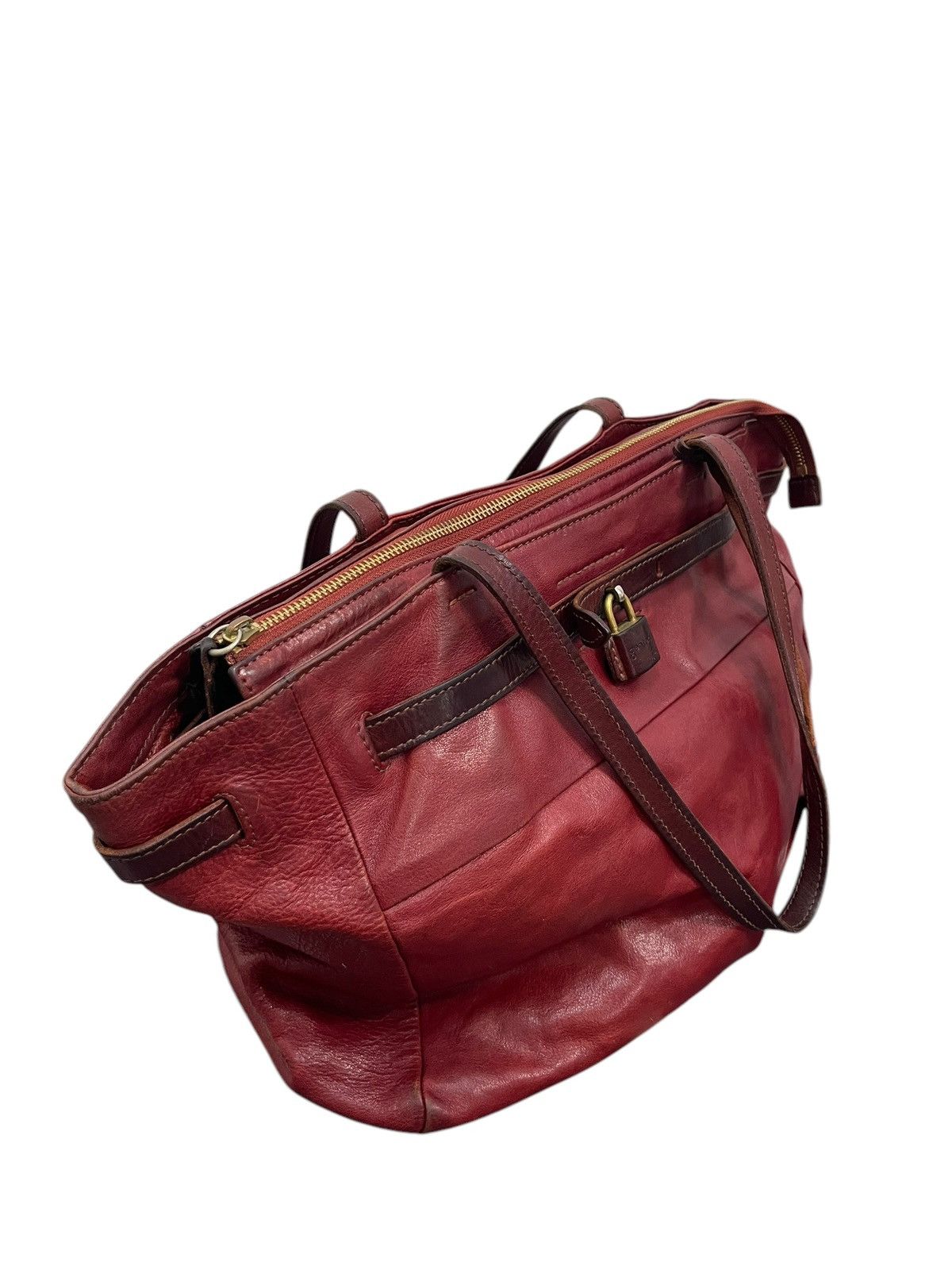 Genuine Leather Full Leather Genten Japan Tote Shoulder Bag 1🟩3 Size ONE SIZE - 5 Thumbnail
