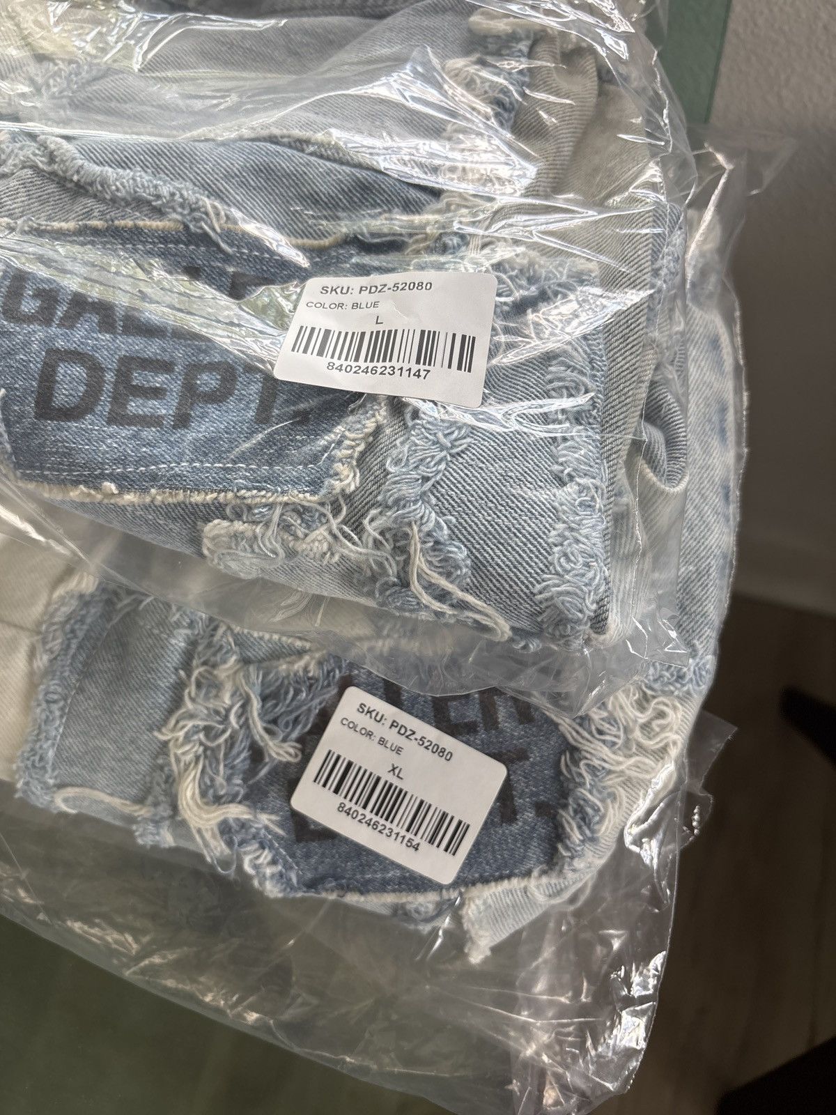 Gallery Dept. GALLERY DEPT | PATCHWORK DENIM LOGO SHORTS Size US 36 / EU 52 - 15 Thumbnail