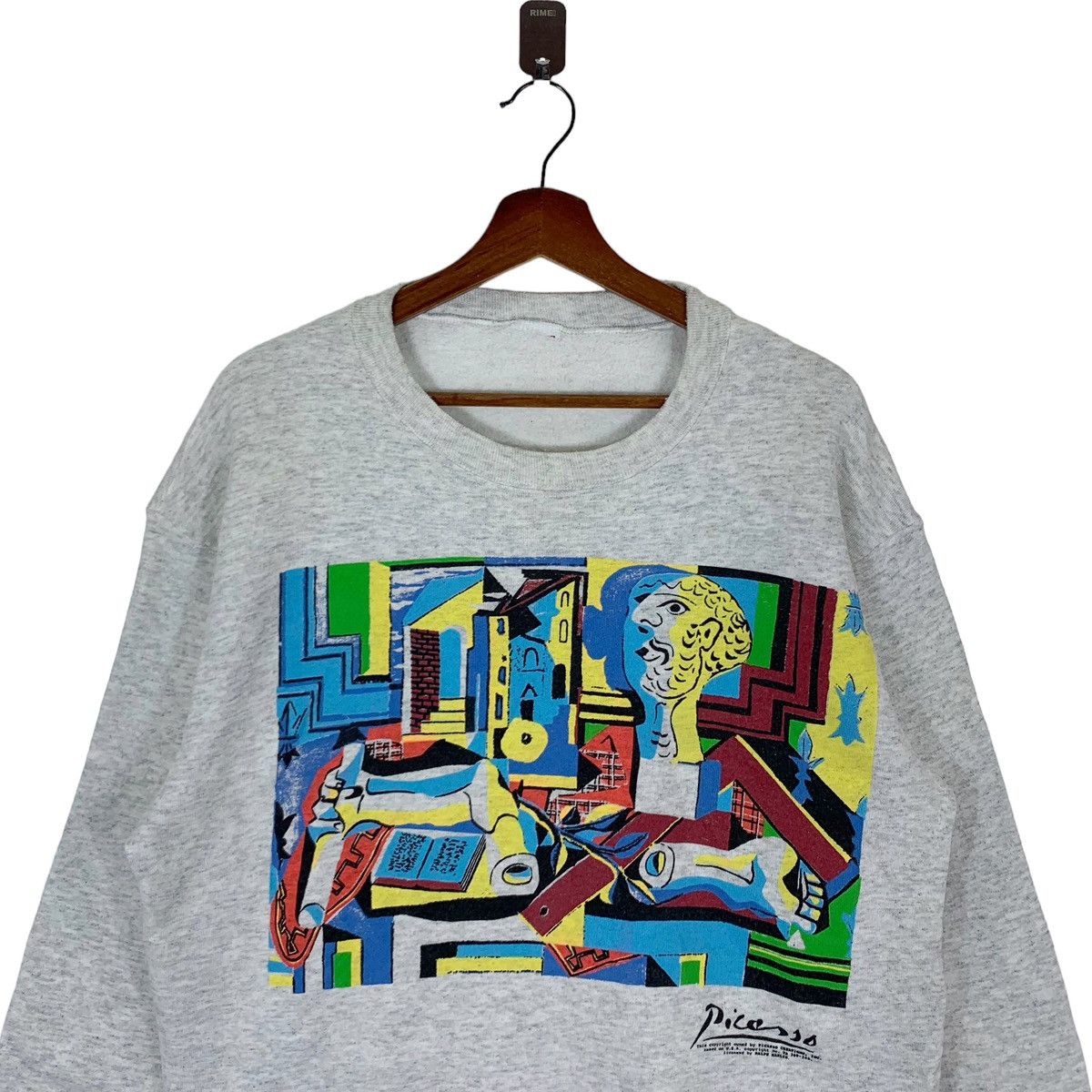 Vintage VINTAGE 90S PABLO PICASSO ART PULLOVER CREWNECK Size US M / EU 48-50 / 2 - 2 Thumbnail