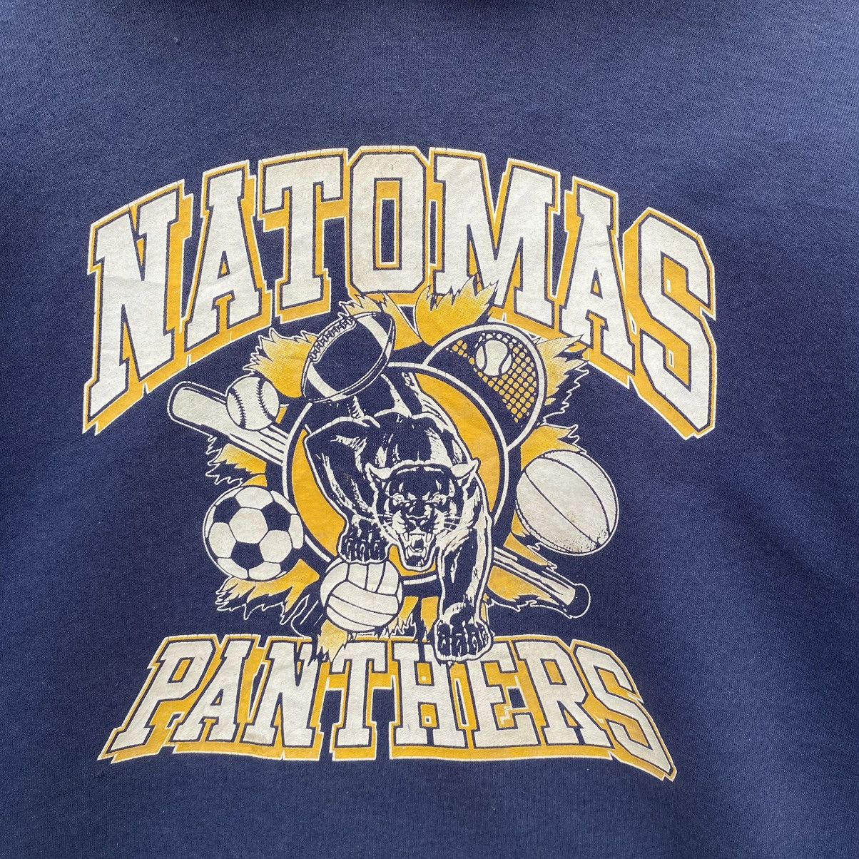 Other Vintage 90s!!! Natomas Panthers California Hoodie Size US L / EU 52-54 / 3 - 3 Thumbnail