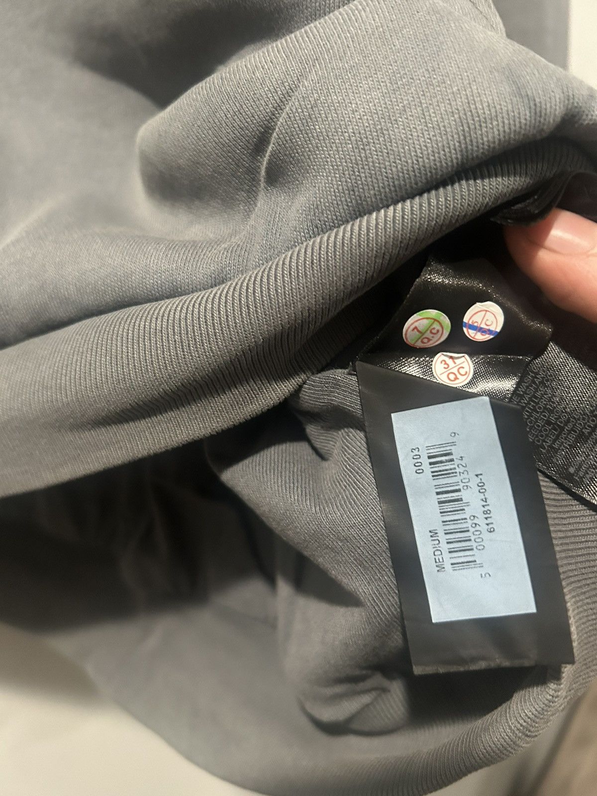 Balenciaga × Gap × Kanye West YZY Gap hoodie Poetic Grey Size US M / EU 48-50 / 2 - 5 Thumbnail