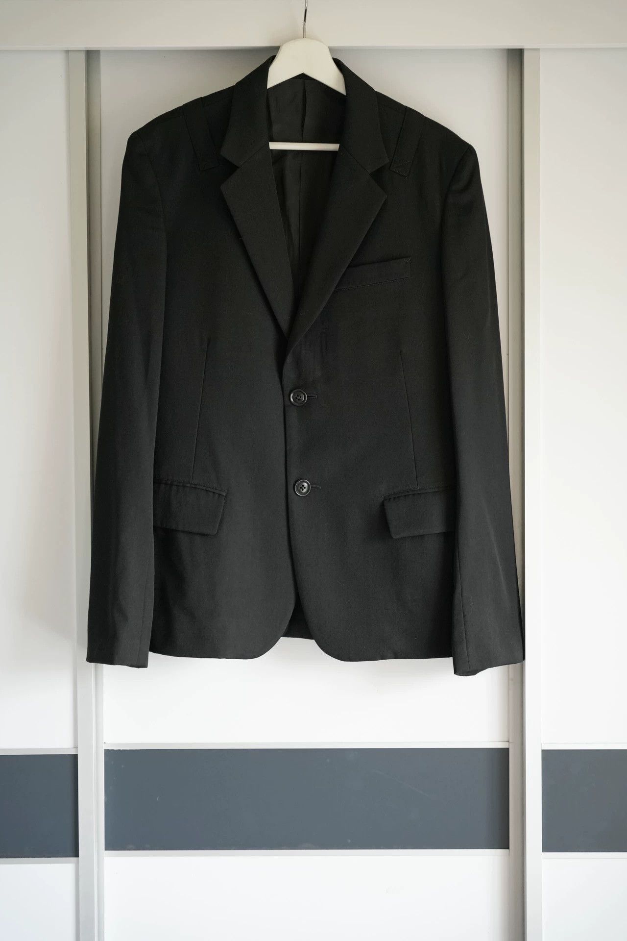 Yohji Yamamoto Black Tailored Blazer - Size M Size US M / EU 48-50 / 2 - 1 Thumbnail