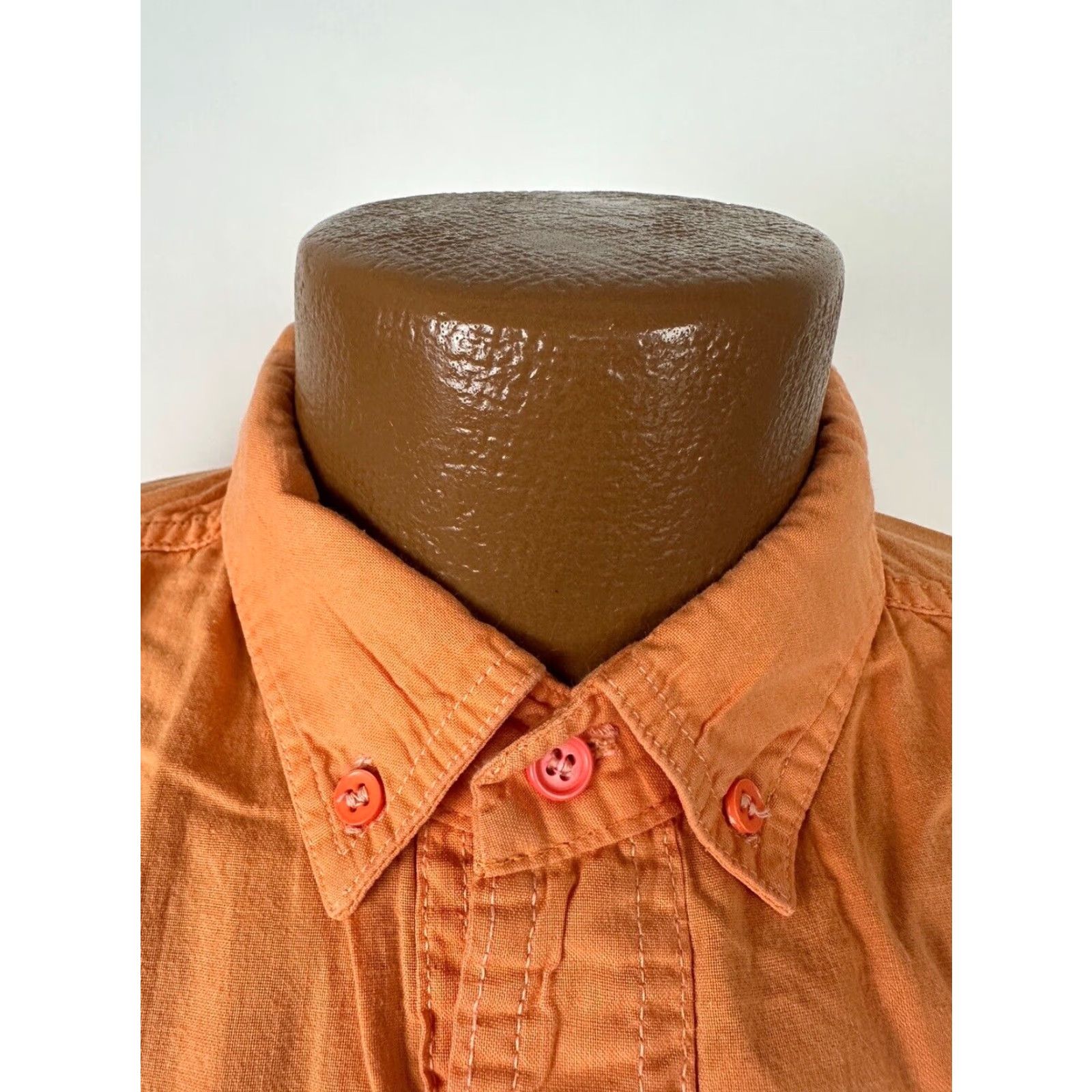Vintage VINTAGE Pacific Scene Shirt Men L Orange Button-Up Short Sleeve 90s Casual Size US L / EU 52-54 / 3 - 4 Thumbnail