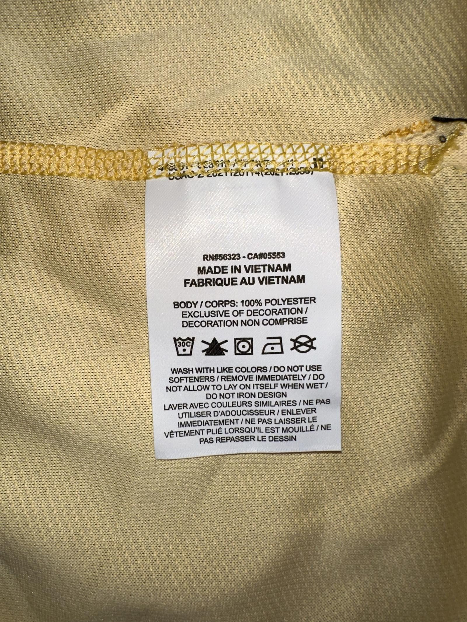 Nike Nike Men's Dri-FIT ADV Tiger Woods Golf Yellow Polo Size US L / EU 52-54 / 3 - 10 Thumbnail