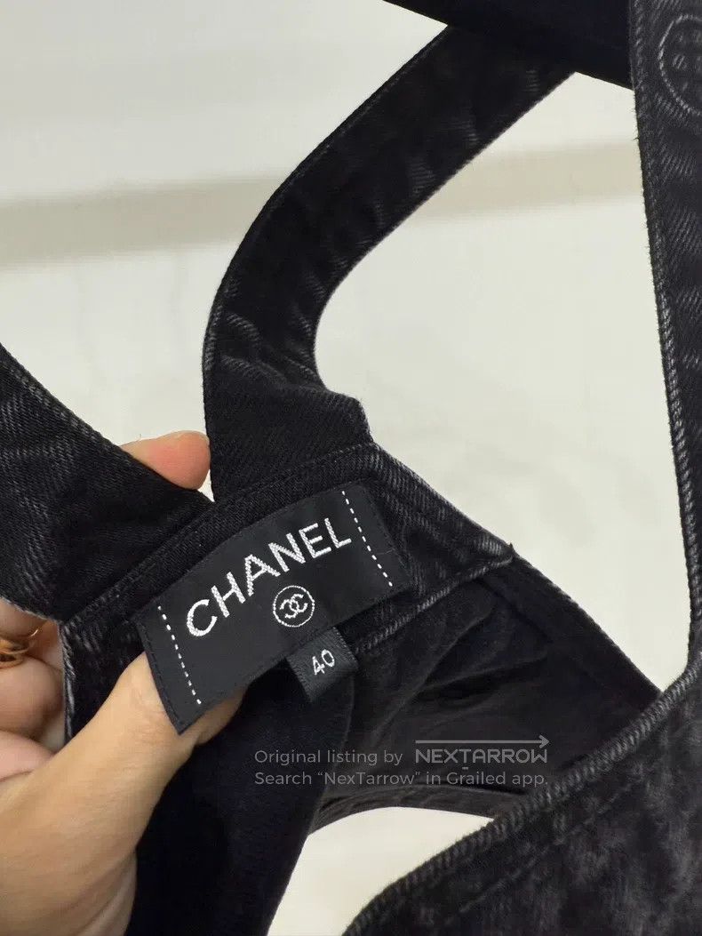 Chanel Chanel Embossed double C denim vest Size S / US 4 / IT 40 - 4 Thumbnail