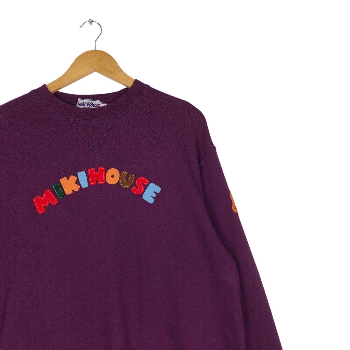 Japanese Brand × Vintage Miki House Vintage Sweatshirt Purple Colour Medium Size US M / EU 48-50 / 2 - 6 Thumbnail