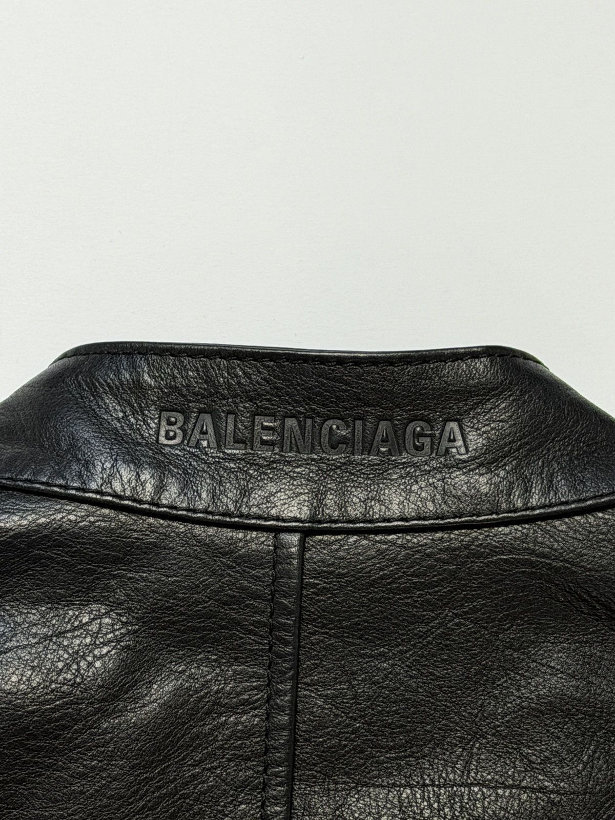 Balenciaga Balenciaga Racer Jacket Black Leather Size M / US 6-8 / IT 42-44 - 6 Thumbnail