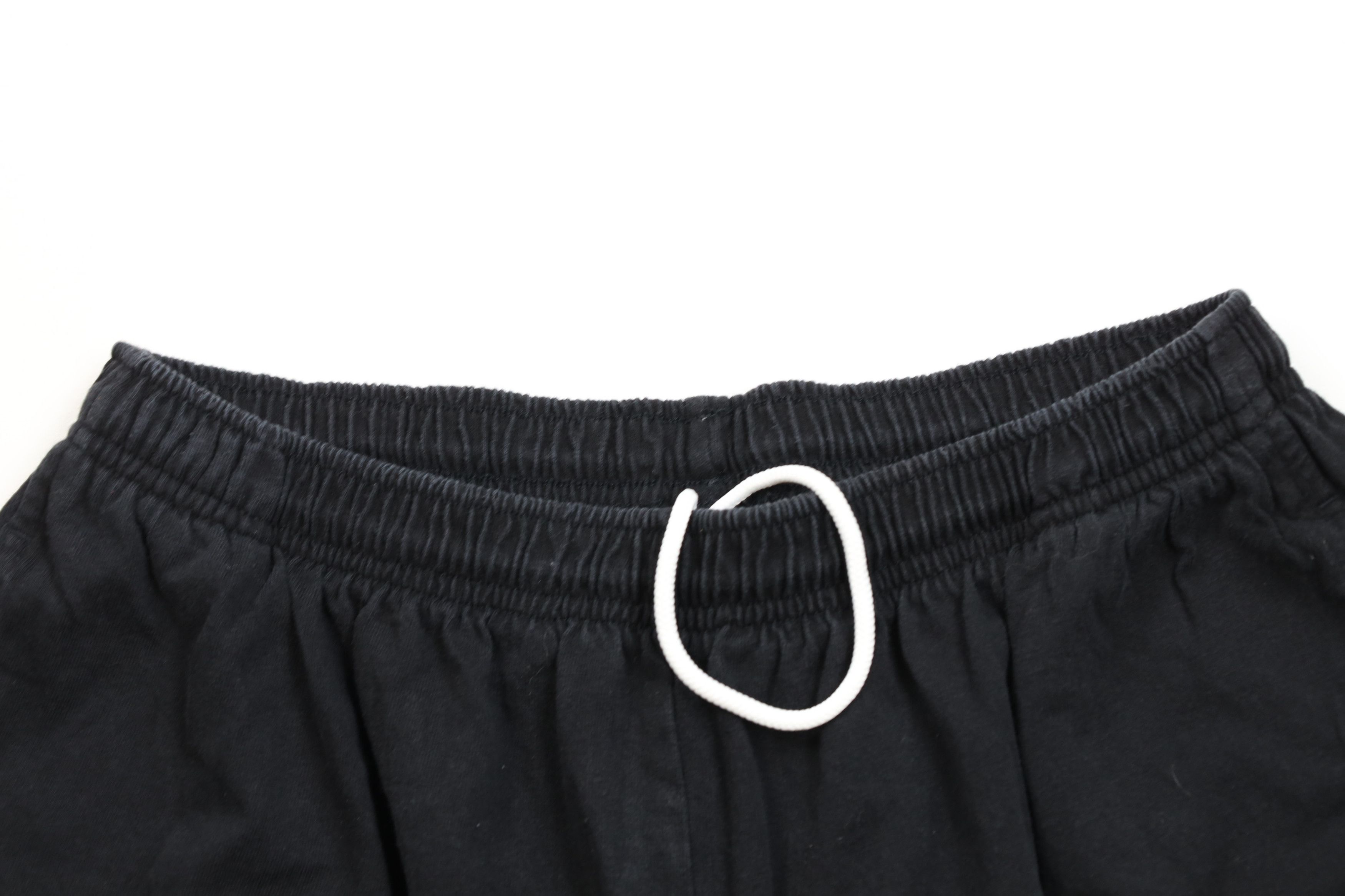 Reebok × Vintage Vintage 90s Reebok Spell Out Above Knee Cotton Shorts Black Size US 36 / EU 52 - 2 Thumbnail