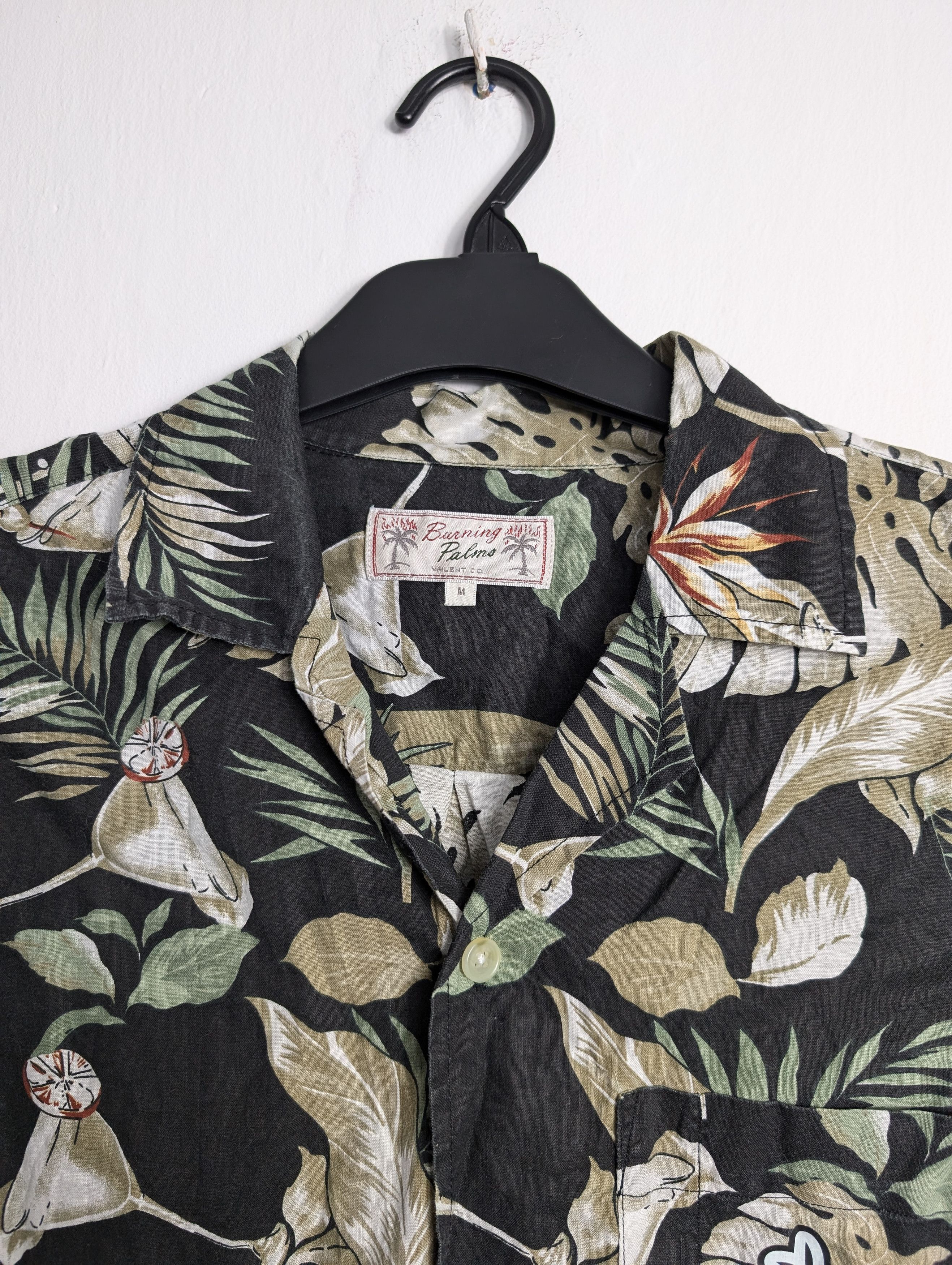 Vintage Vintage Y2K Hawaiian Shirt - Summer Floral Palm Tree Print Size US M / EU 48-50 / 2 - 2 Thumbnail
