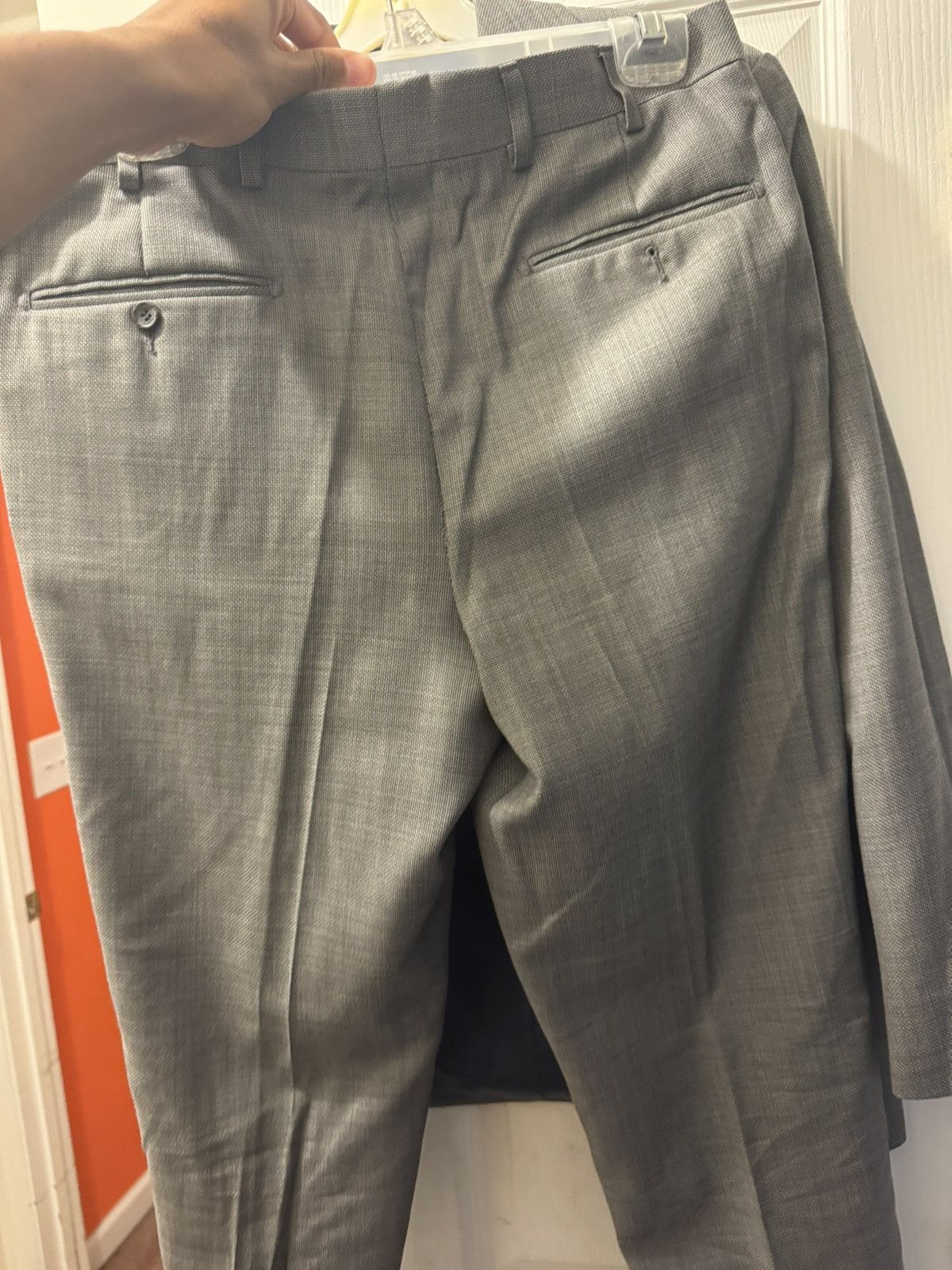 Suitsupply SuitSupply Napoli Int Straight Slim Cut 2 piece suit Size 46S - 7 Thumbnail