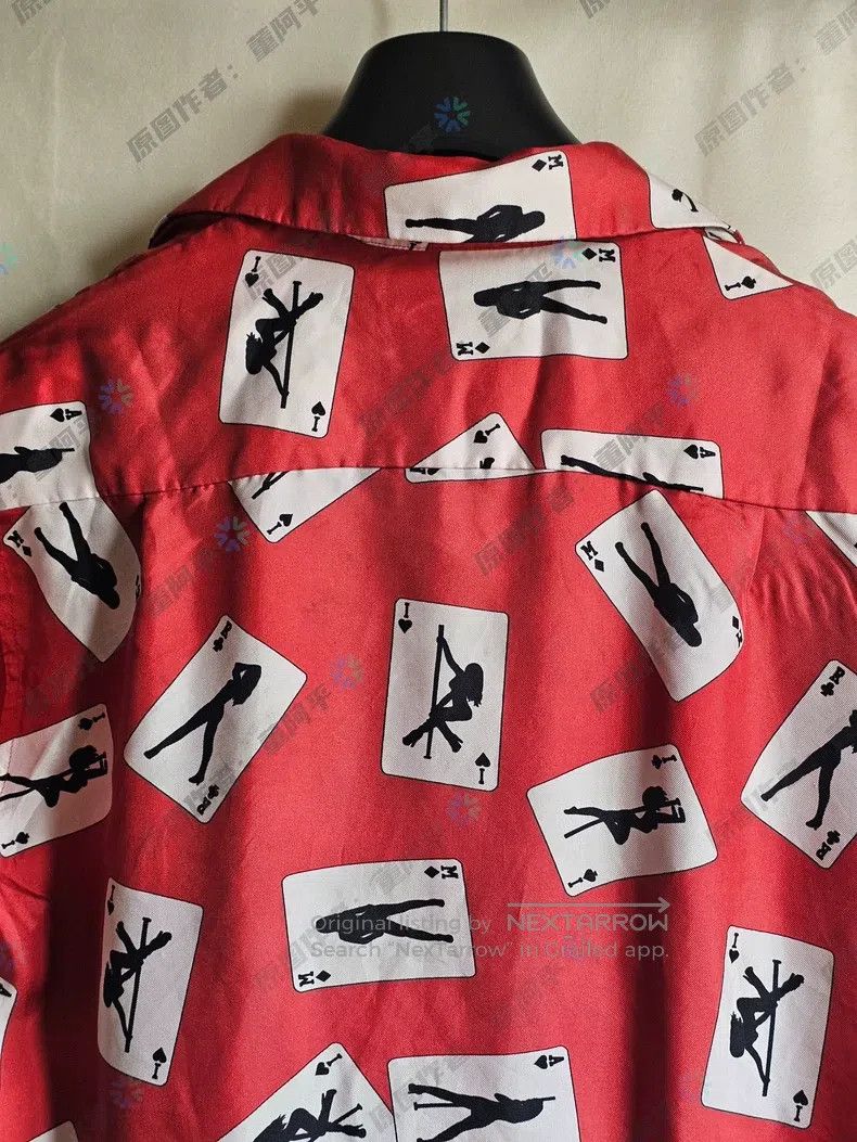 Amiri Amiri Dancer Playing Cards Short Sleeve Shirt Size US S / EU 44-46 / 1 - 4 Thumbnail