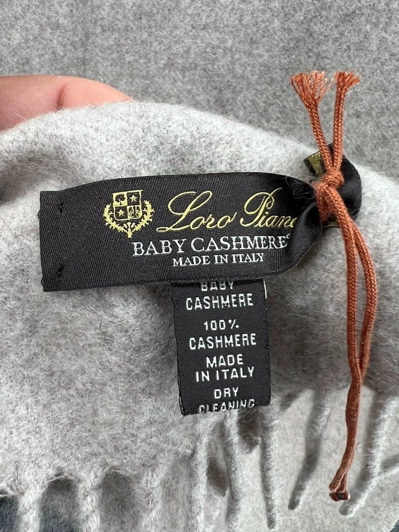 Loro Piana LORO PIANA Pure cashmere scarf Size ONE SIZE - 2 Thumbnail