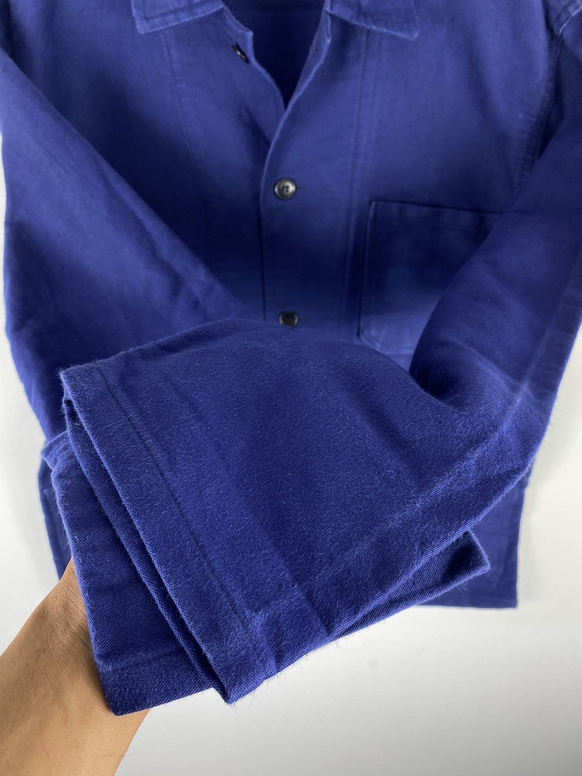 Le Laboureur Vintage 70’s Sanfor Europe Work Jacket Indigo Size US L / EU 52-54 / 3 - 10 Thumbnail