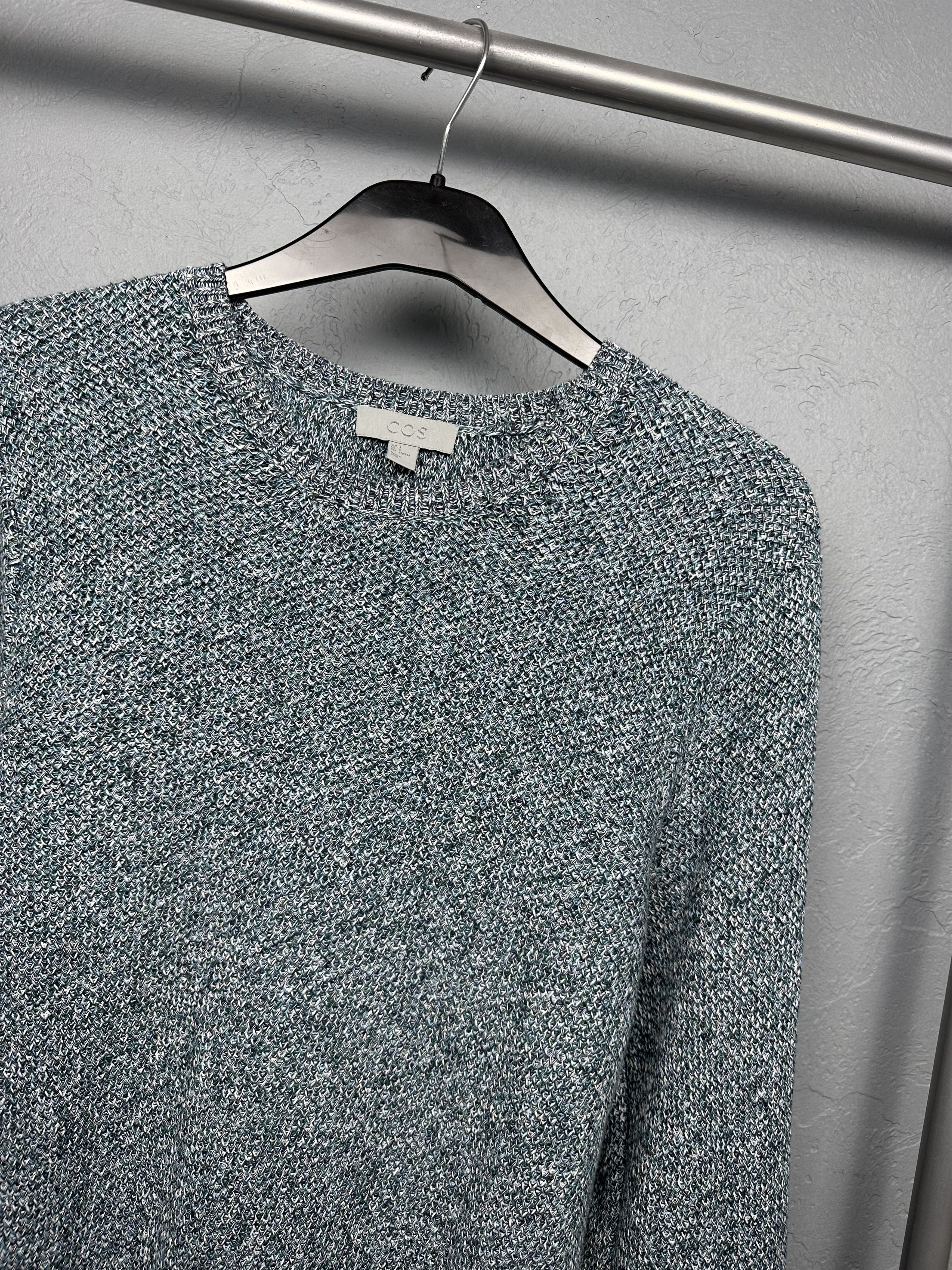 Cos Cos Mens Crew Neck LINEN Sweater Size US S / EU 44-46 / 1 - 2 Thumbnail