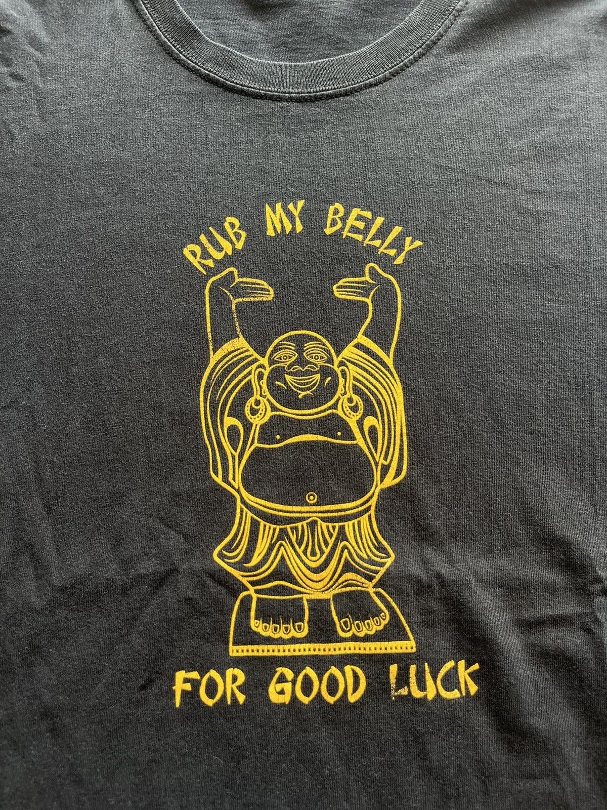 Designer × Other RUB MY BELLY FOR GOOD LUCK funny Tshirt Size US XL / EU 56 / 4 - 6 Thumbnail