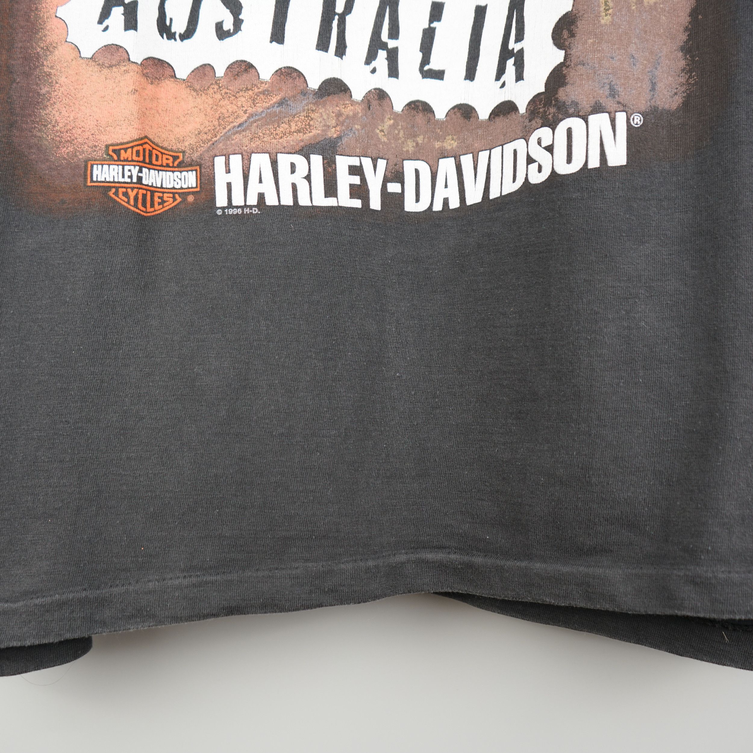 Harley Davidson × Vintage Vintage 1996 Harley Davidson Australia Postcard T-Shirt Size US XXL / EU 58 / 5 - 4 Thumbnail
