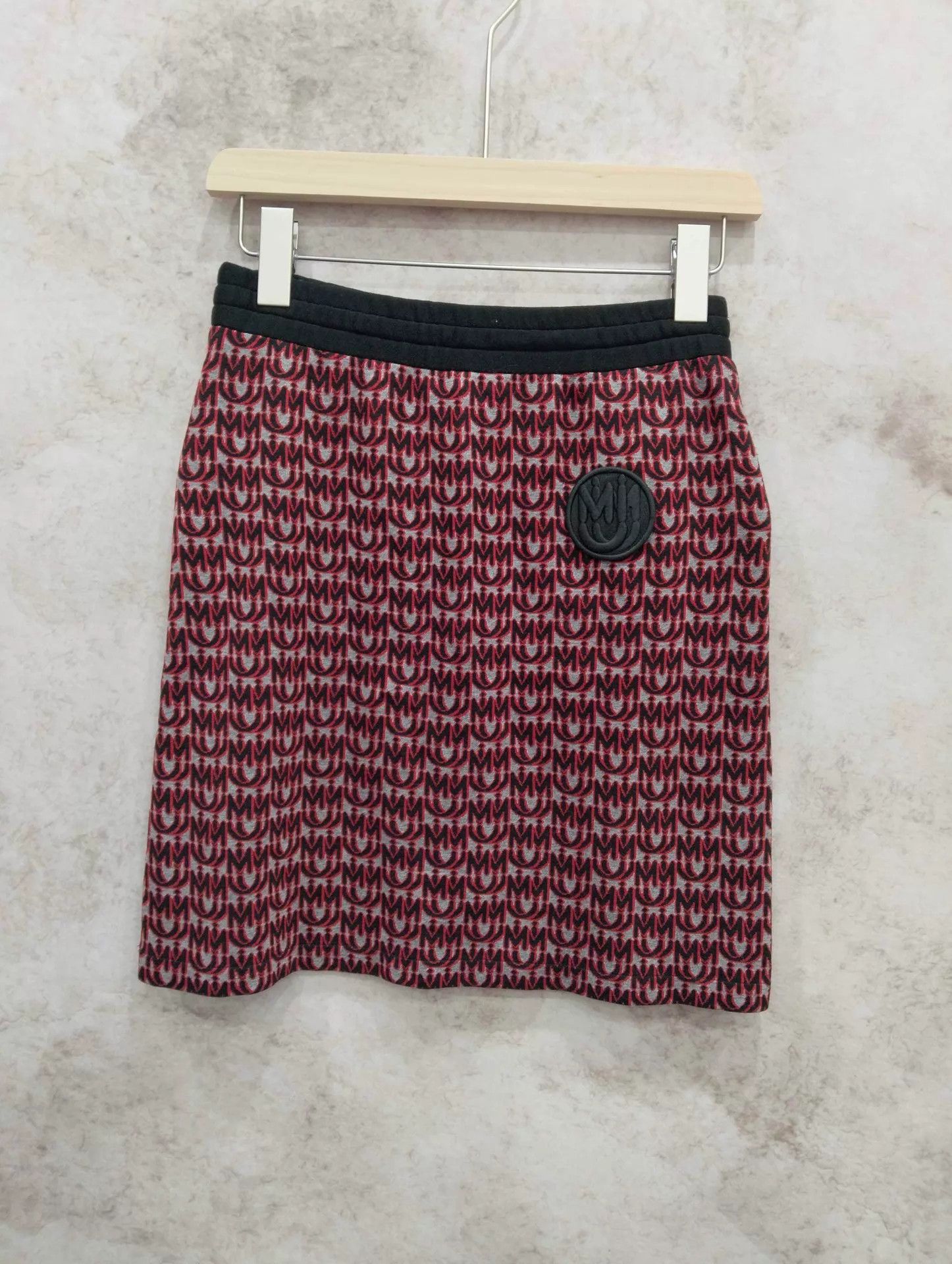 Miu Miu MIU MIU logo all over print knit skirt XS Size XS / US 0-2 / IT 36-38 - 2 Thumbnail
