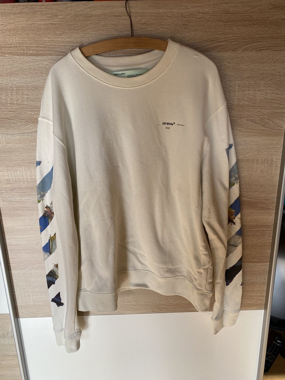 Off White Virgil Abloh Off White SS 19 Sweater Grailed