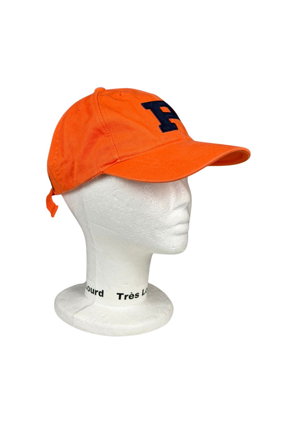 Polo Ralph Lauren Vintage Polo Sport Ralph Lauren Orange P Logo Strapback Cap Size ONE SIZE - 9 Thumbnail