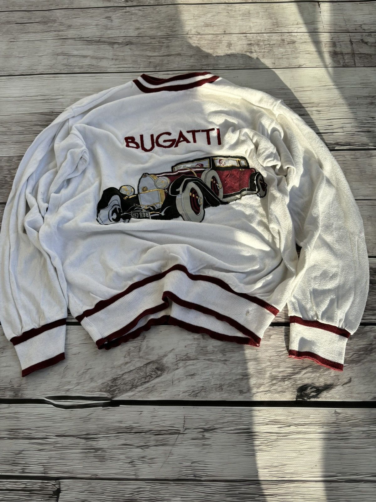 Hysteric Glamour × Japanese Brand Vintage Streetwear Nike Style Bugatti Big Logo Sweatshirt Size US M / EU 48-50 / 2 - 1 Thumbnail