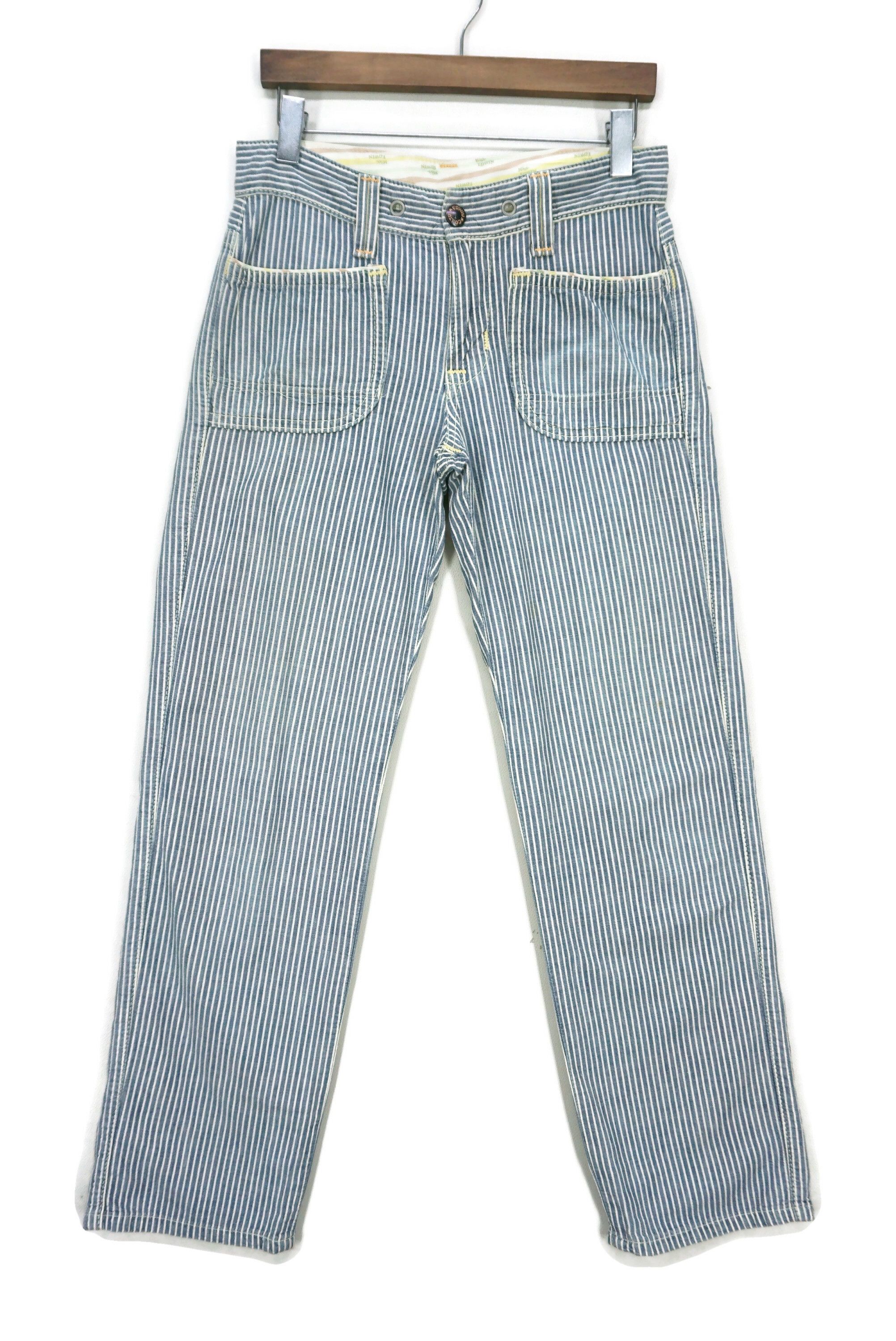 Japanese Brand Miss Edwin Jeans Size 27 fit W30xL31 Banana Fiber Hickory Size 27" / US 4 / IT 40 - 1 Thumbnail
