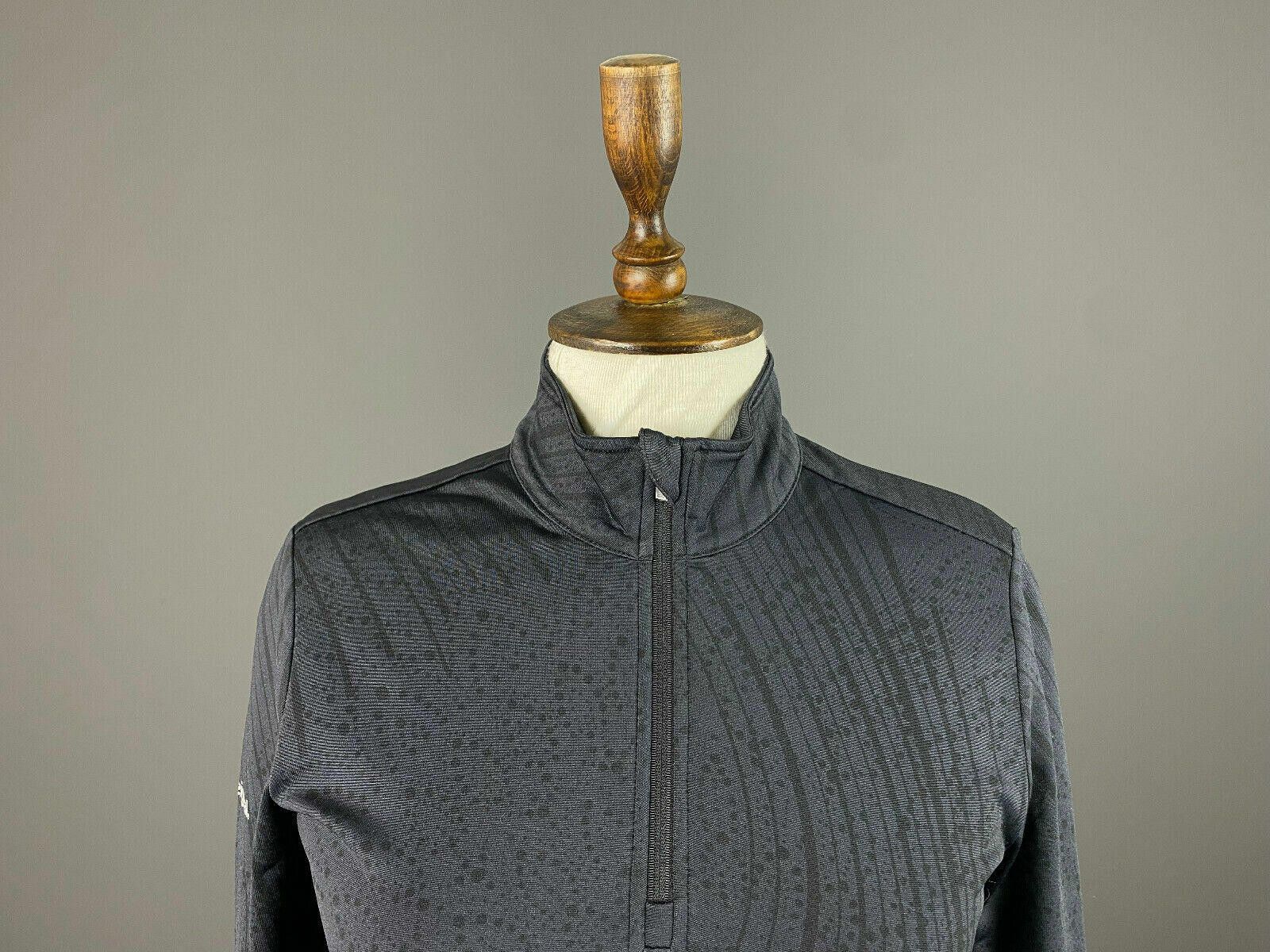 Desigual Desigual Black Floral 1/4 Zip Pullover Thermo Top Size S Size S / US 4 / IT 40 - 2 Thumbnail