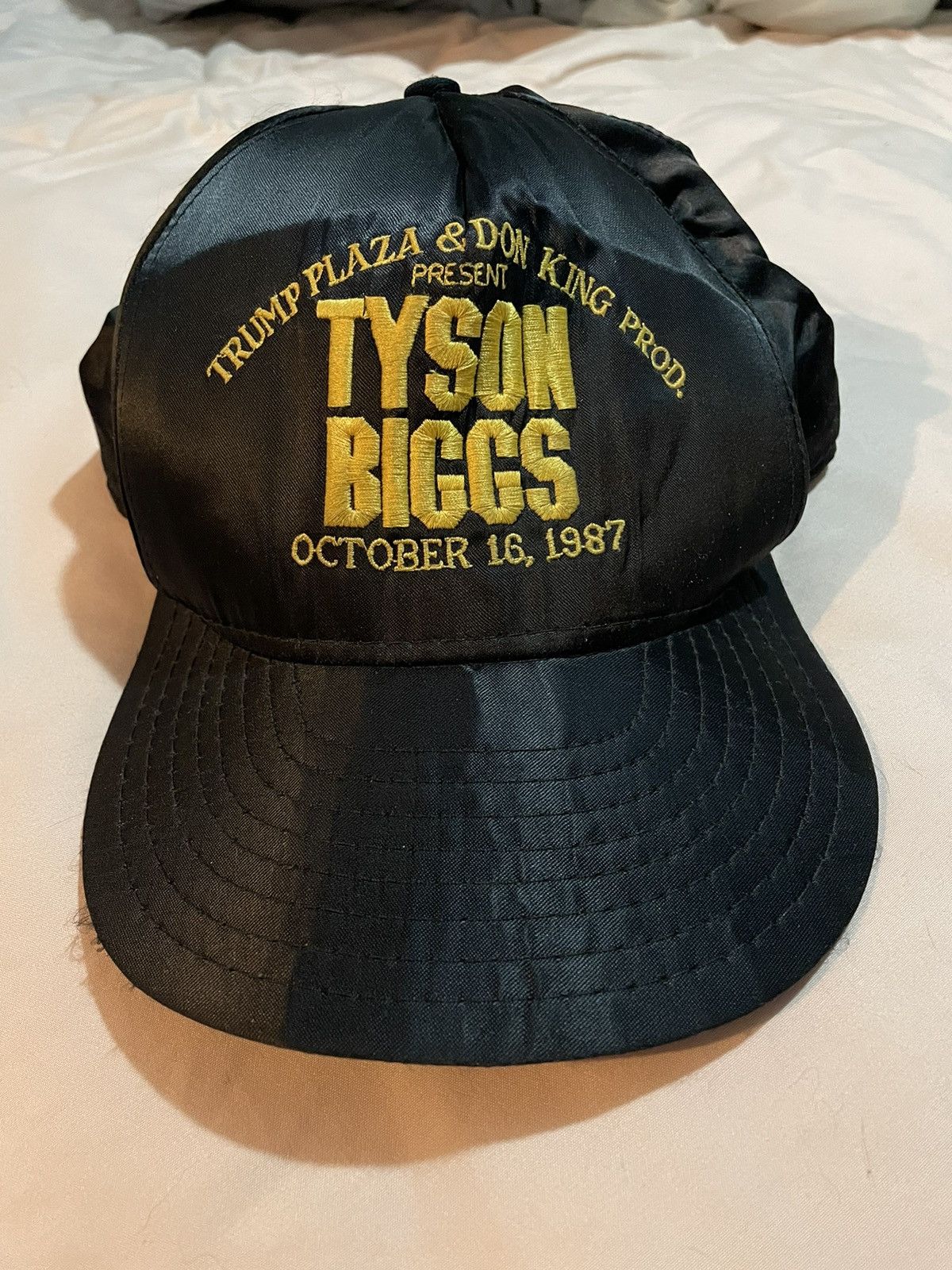Vintage 1987 Tyson vs. Biggs Boxing Hat Vintage Size ONE SIZE - 1 Thumbnail