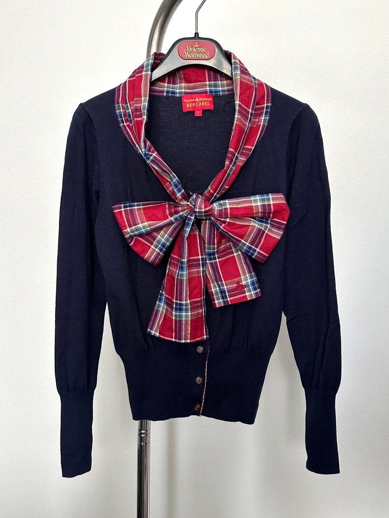 Vivienne Westwood Vivienne Westwood Butterfly knot knit sweater JK uniform Size S / US 4 / IT 40 - 1 Thumbnail