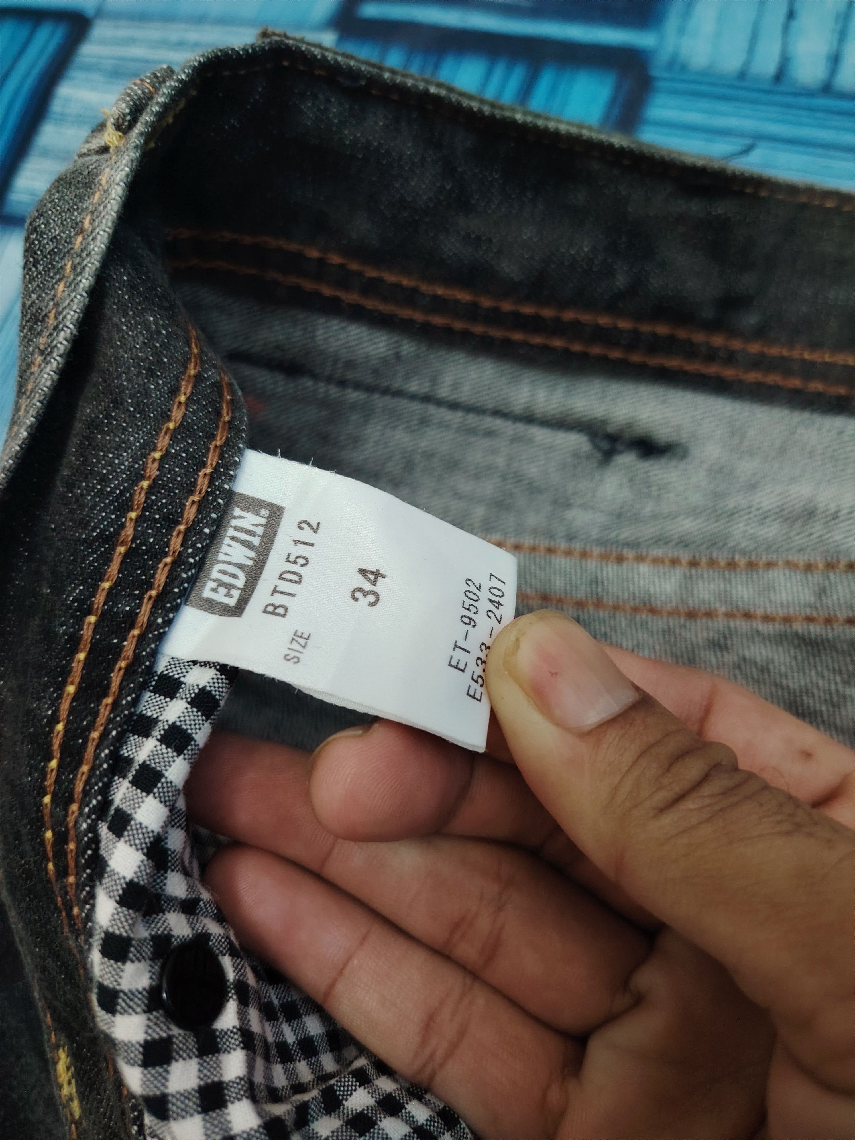Who Decides War Japanese Edwin Flared Jeans Distressed Denim Size US 34 / EU 50 - 13 Thumbnail