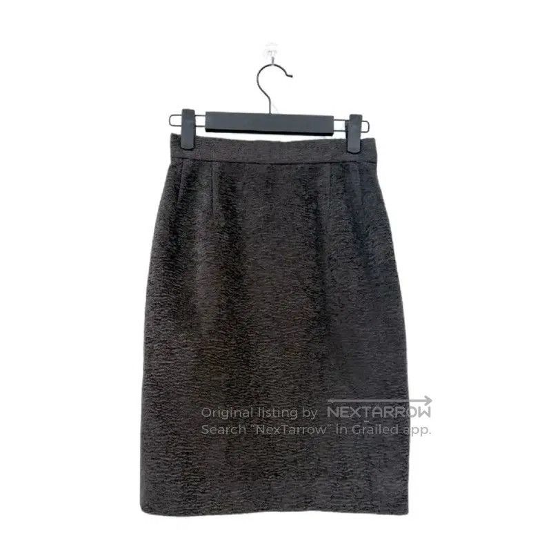 Yves Saint Laurent YSL Gray Polyester Women's Skirt . Size 23" - 1 Thumbnail