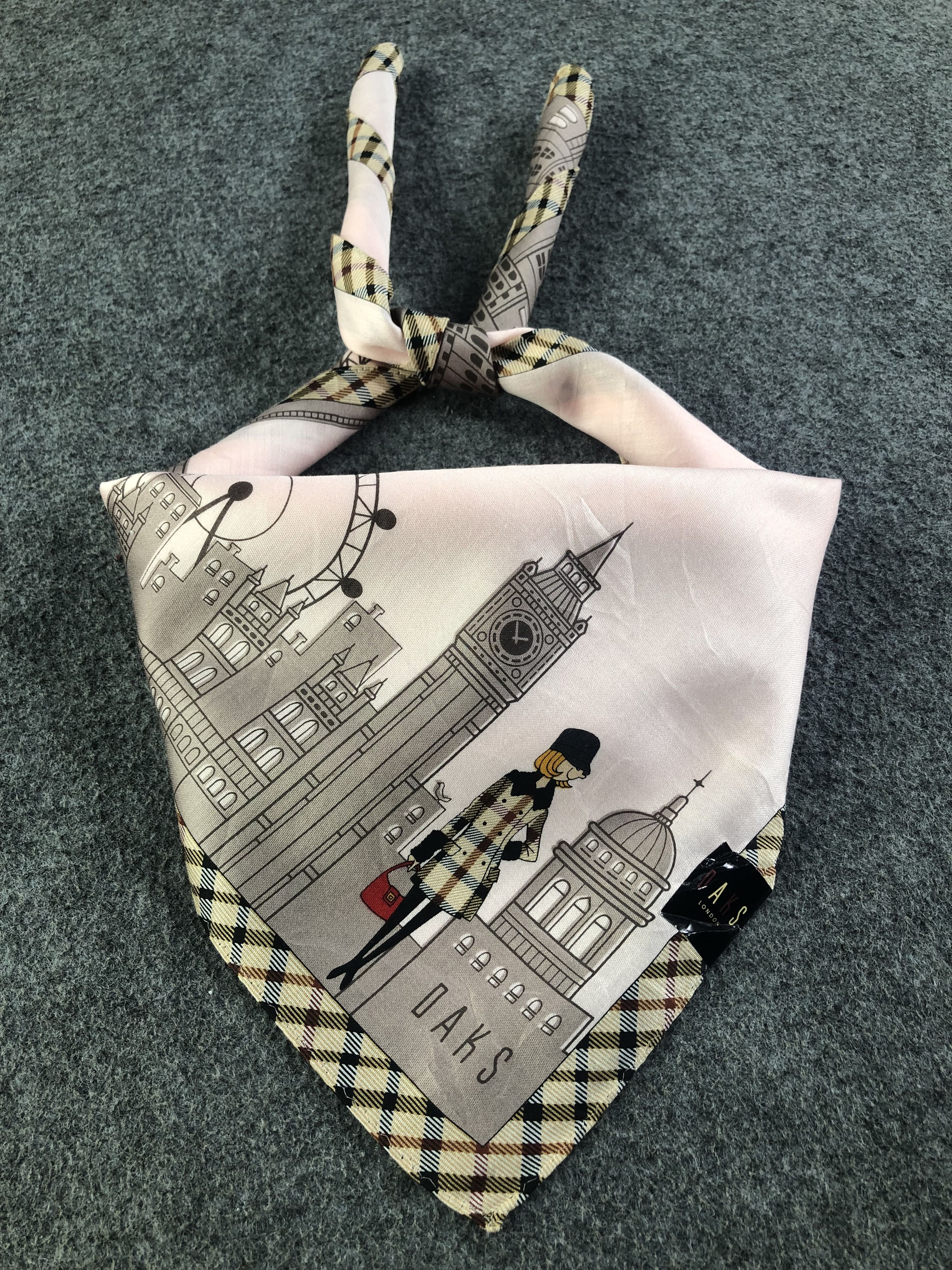 DAKS × Vintage Daks London Handkerchief / Bandana / Neckerchief Size ONE SIZE - 1 Thumbnail