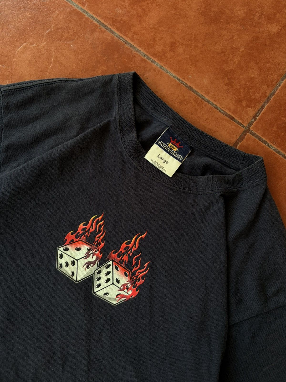 JNCO Vintage jnco flamed dice tee Size US L / EU 52-54 / 3 - 2 Thumbnail