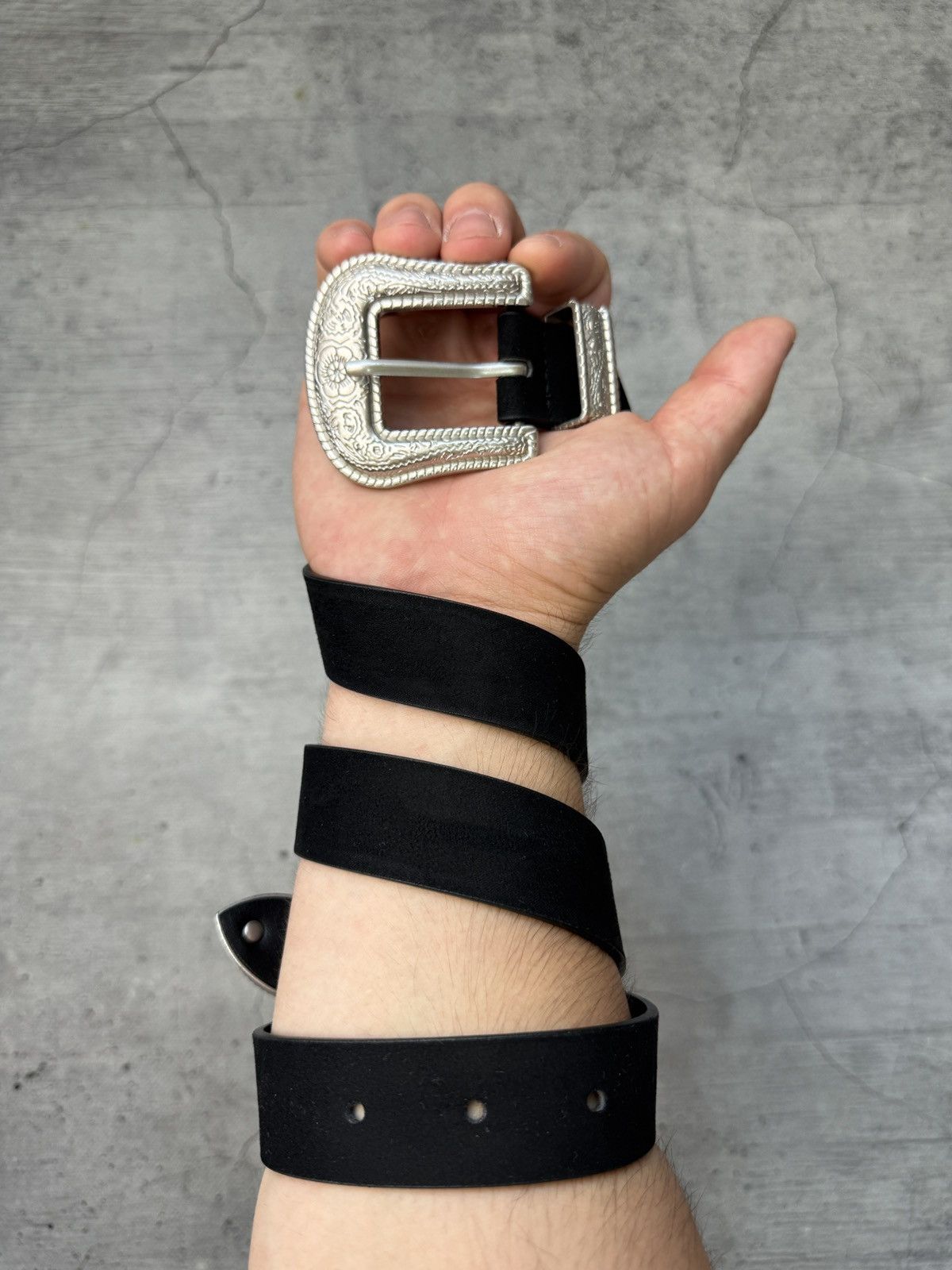 Japanese Brand Vintage Camomilla Snake Skin fashion Distressed y2k belt Size ONE SIZE - 4 Thumbnail