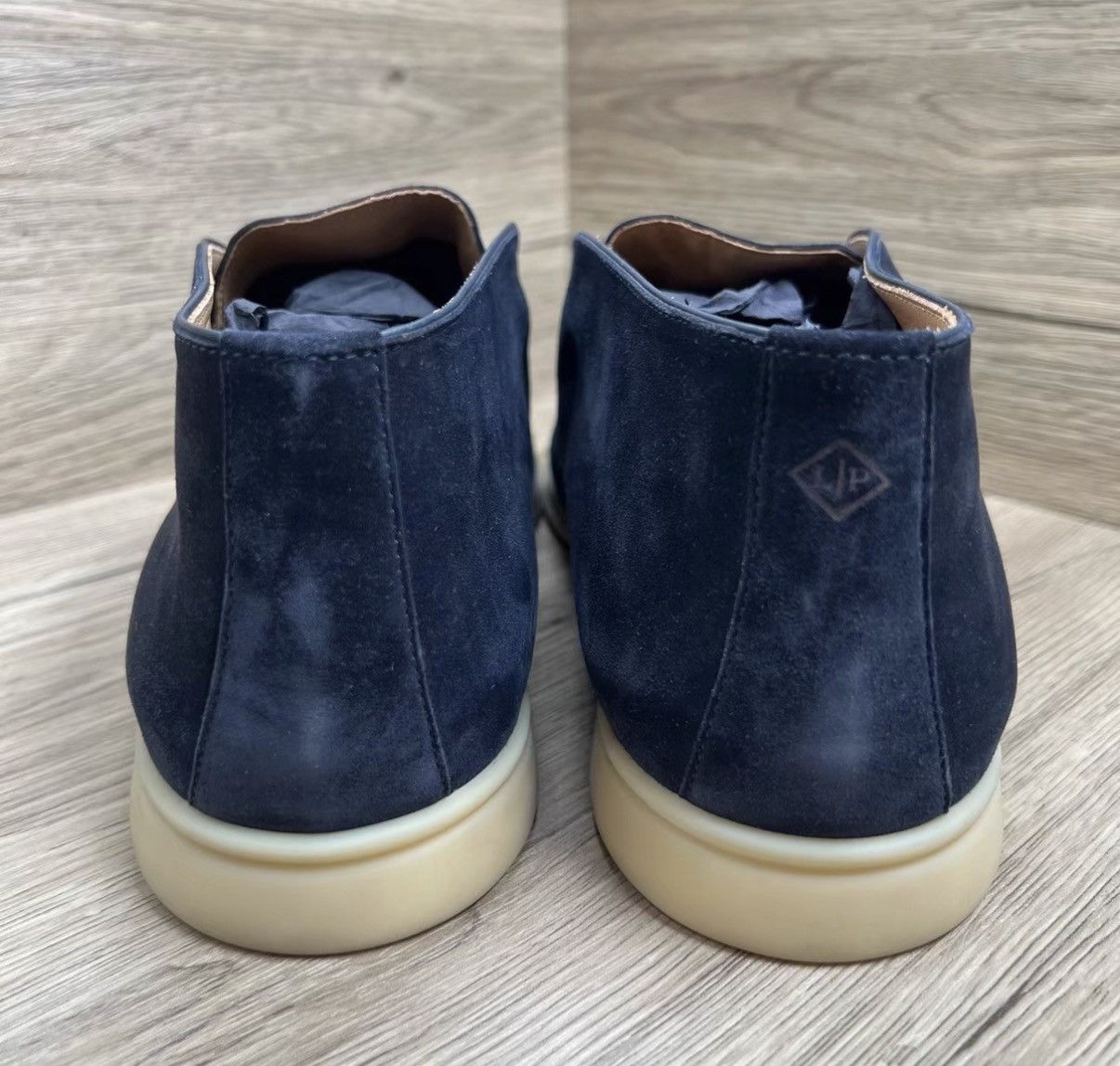 Loro Piana Loro Piana Open Walk Blue Mid-top Loafers J41 Size US 12 / EU 45 - 4 Thumbnail