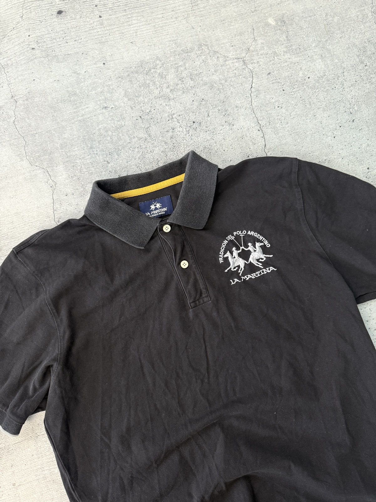 La Martina Mens Vintage La Martina Polos logo tee T-shirt Size US M / EU 48-50 / 2 - 2 Thumbnail