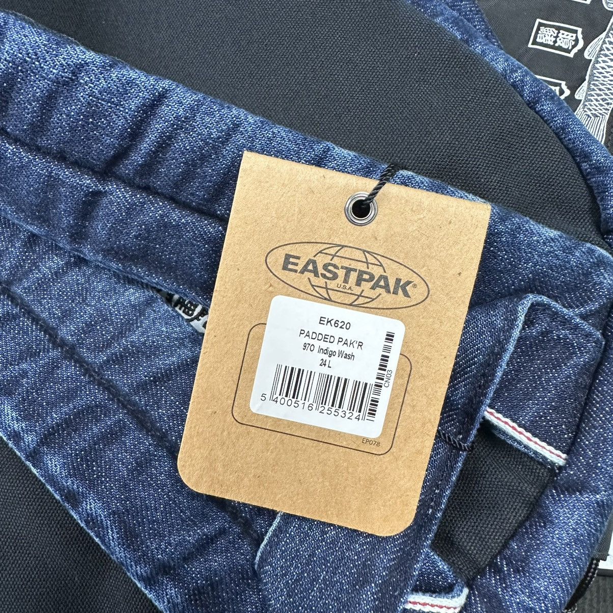 Eastpak Eastpak Padded Pak'r Japanese Kuroki Selvedge Denim Backpack Size ONE SIZE - 7 Thumbnail