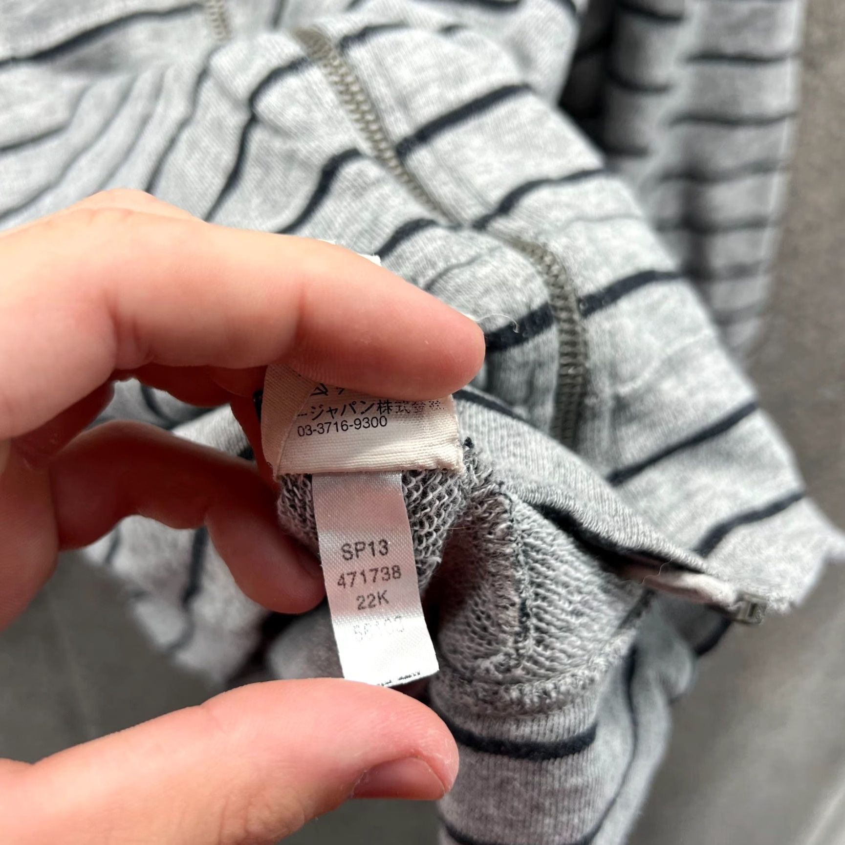 Oakley Oakley Hoodie Mens Medium Gray Full Zip Fleece Striped Jacket Cotton Sweater Size US M / EU 48-50 / 2 - 7 Thumbnail