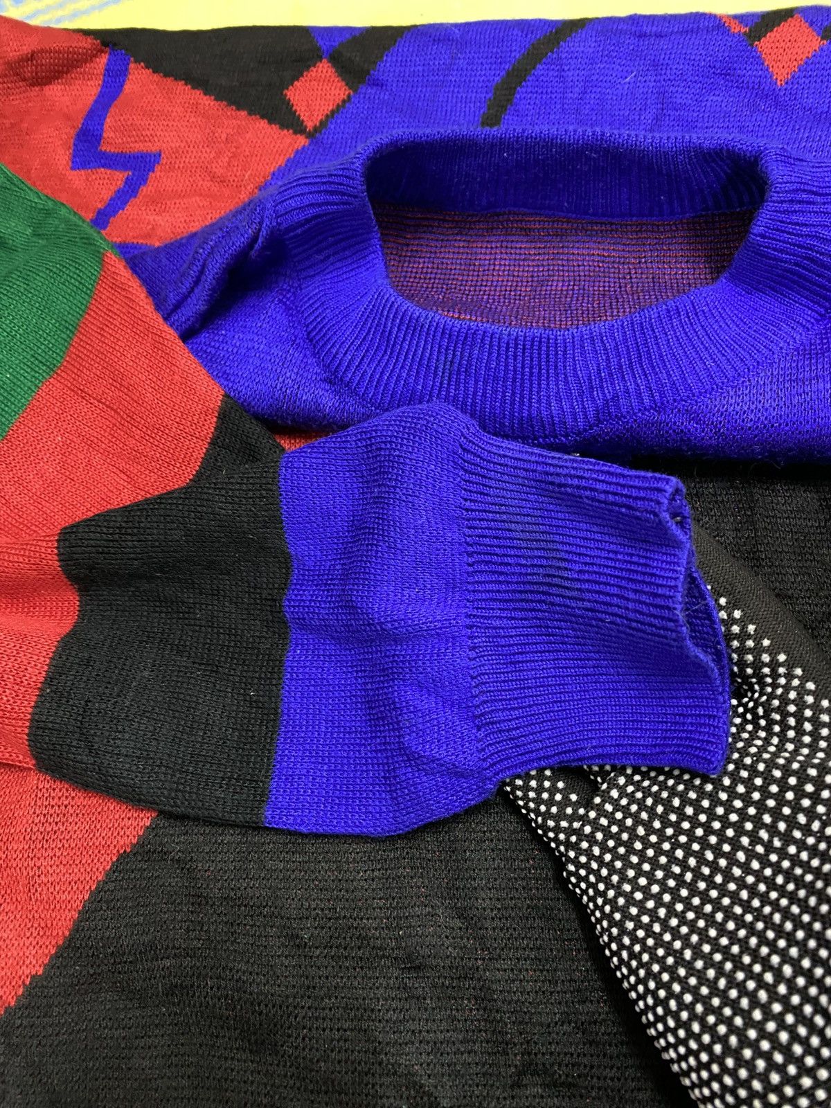 Japanese Brand × Vintage Japanese Knitwear x Vintage Abstrack Size US L / EU 52-54 / 3 - 10 Thumbnail