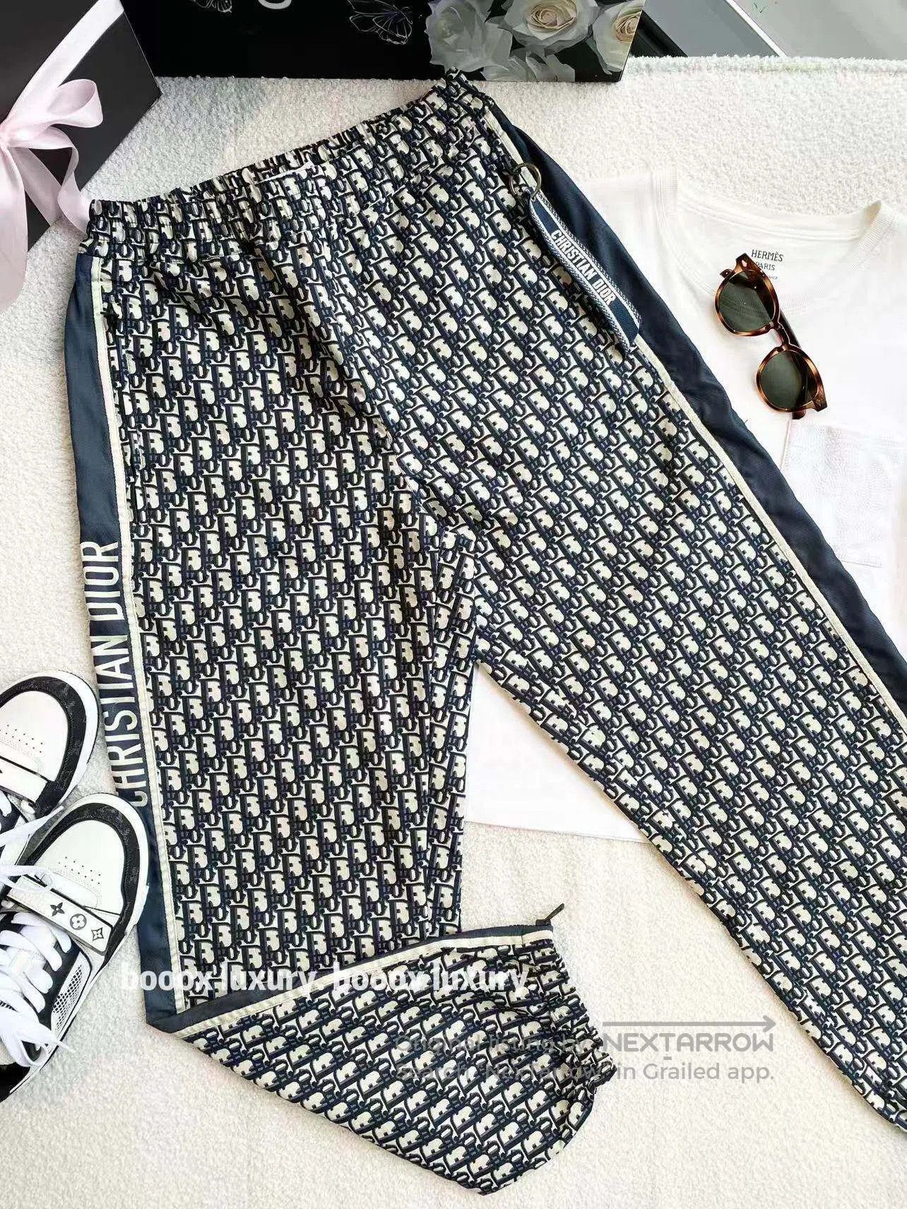 Dior Dior The old flower is full of printed trousers| Size 42" / US 20 - 1 Thumbnail