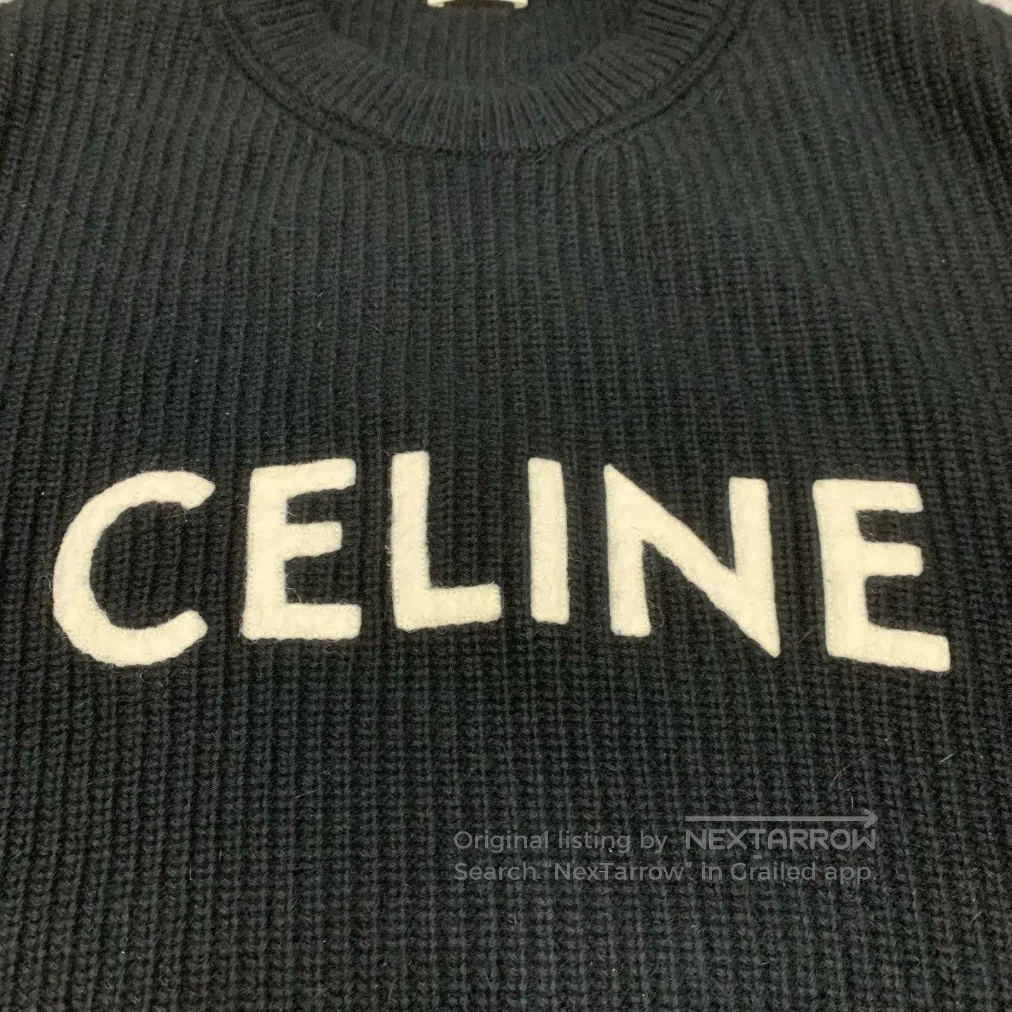 Celine celine black wool sweater size s. Size S / US 4 / IT 40 - 8 Thumbnail