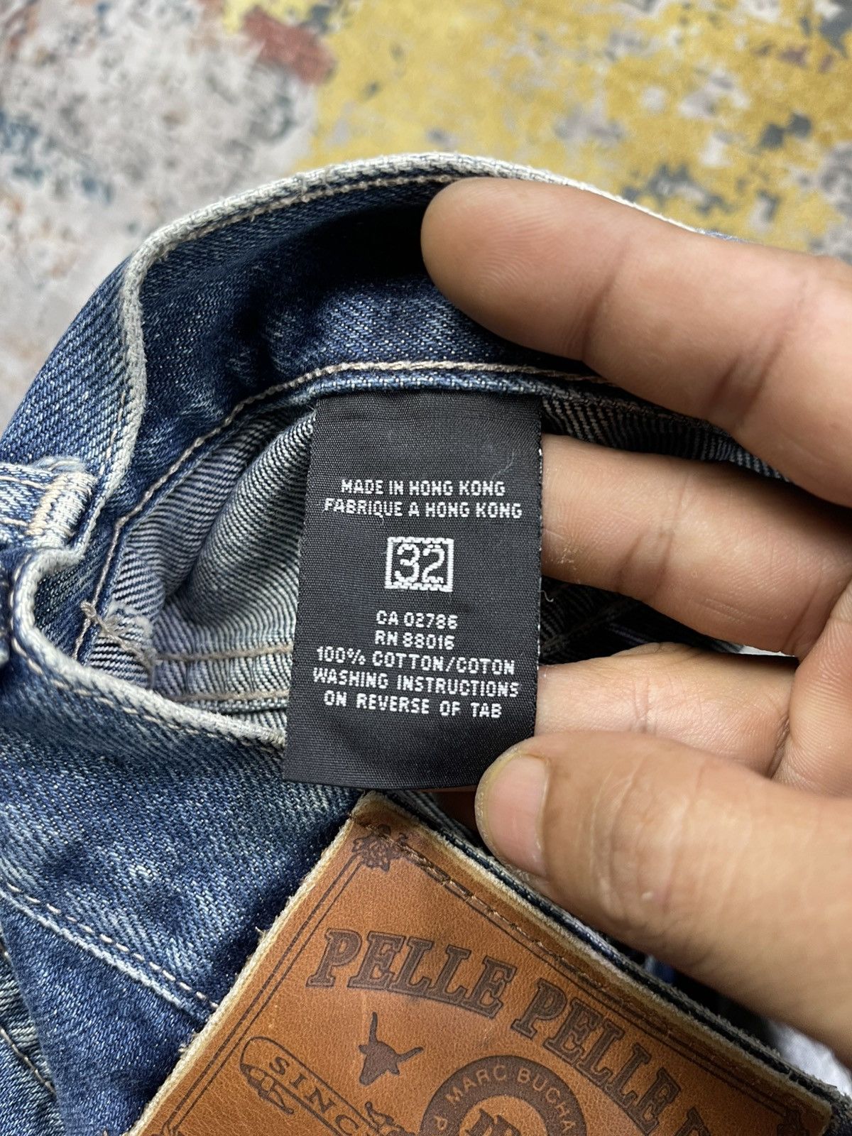 Marc Buchanan Vtg Marc Buchanan X Pelle Pelle Baggy Jeans Size US 32 / EU 48 - 15 Thumbnail
