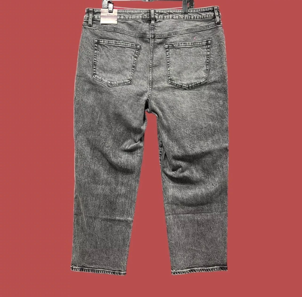 Other Ava & Viv - Women's High-Rise Straight Pants - Stretch - Bla Size 42" / US 20 - 4 Thumbnail