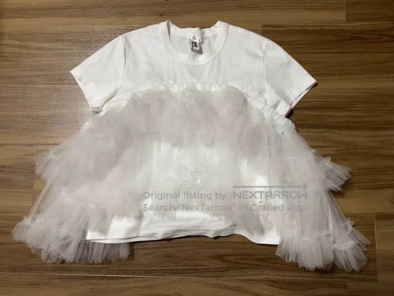 Comme des Garcons Comme Des Garcons White vintage gauze top Size S / US 4 / IT 40 - 1 Thumbnail
