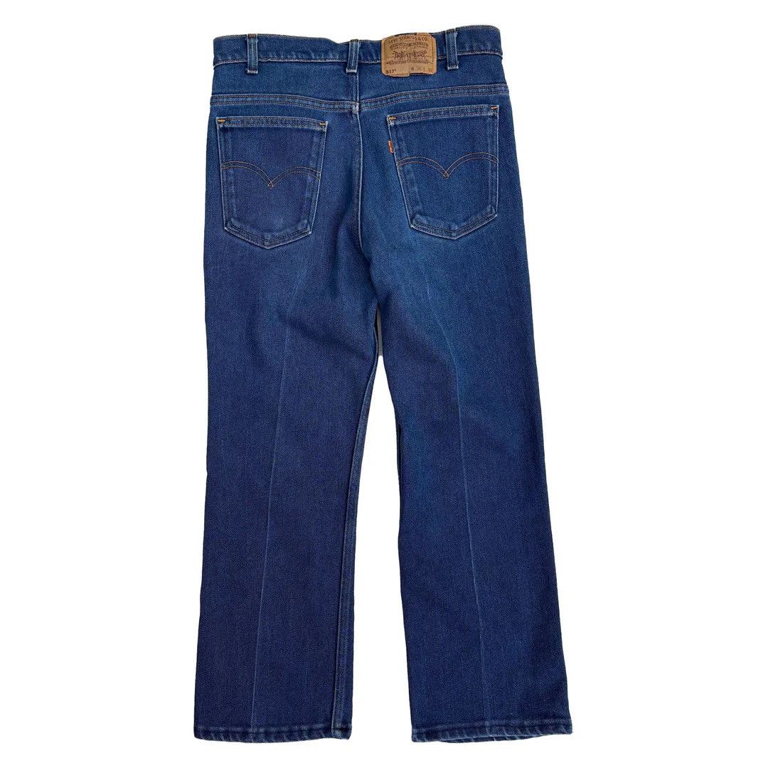 Levi's Levi’s 517 1970 70s Vintage W36 L27 Blue Boot Cut Jeans Size US 36 / EU 52 - 1 Thumbnail