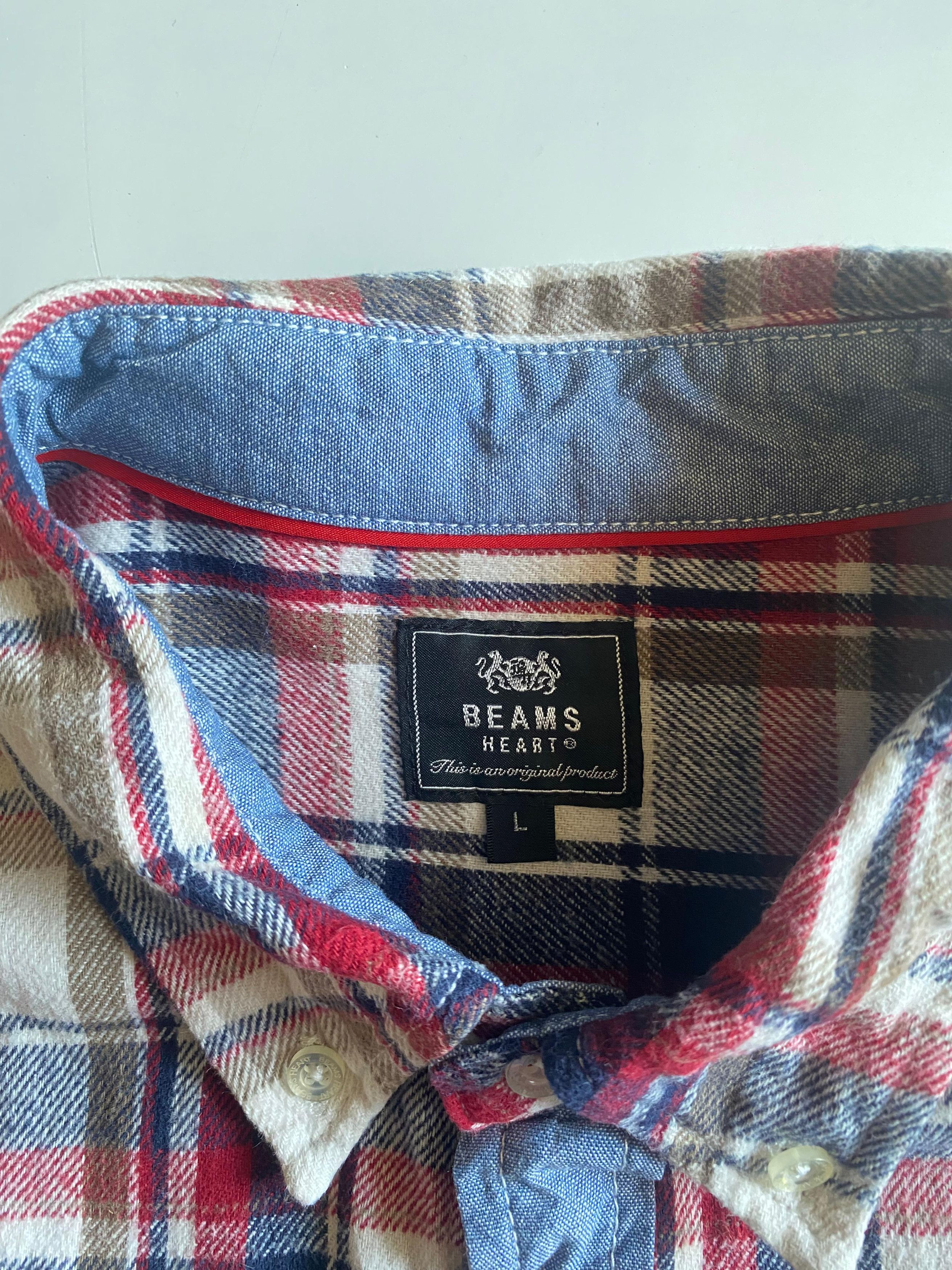 Japanese Brand Beams Flannel Shirt Size US M / EU 48-50 / 2 - 5 Thumbnail
