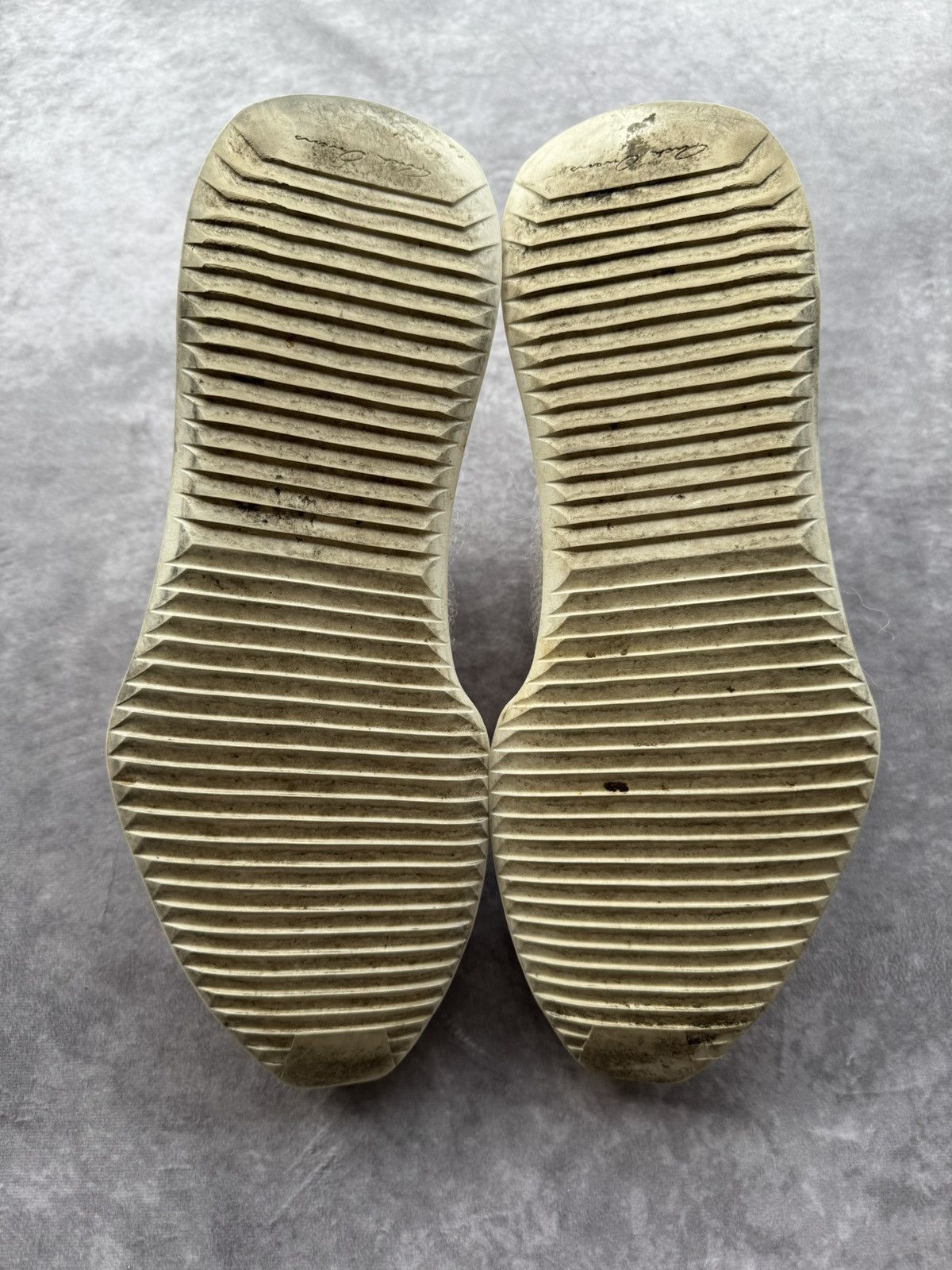 Rick Owens Rick Owens Dirt S/S18 Plastic Shearling Runner Sneakers Size US 9.5 / EU 42-43 - 5 Thumbnail