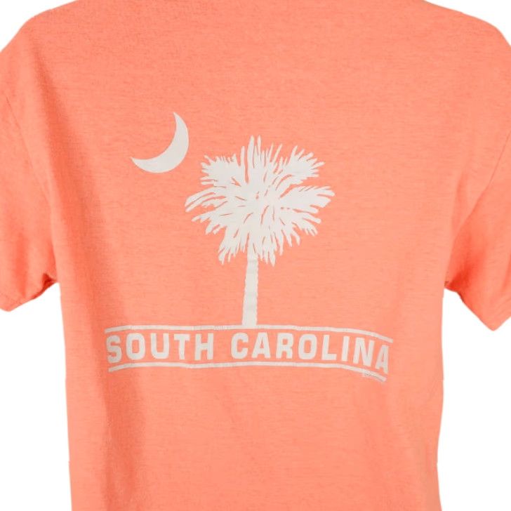 Fruit Of The Loom Fruit of the Loom South Carolina T Shirt Mens Size Medium Orange Travel Destination Tee Size US M / EU 48-50 / 2 - 2 Thumbnail