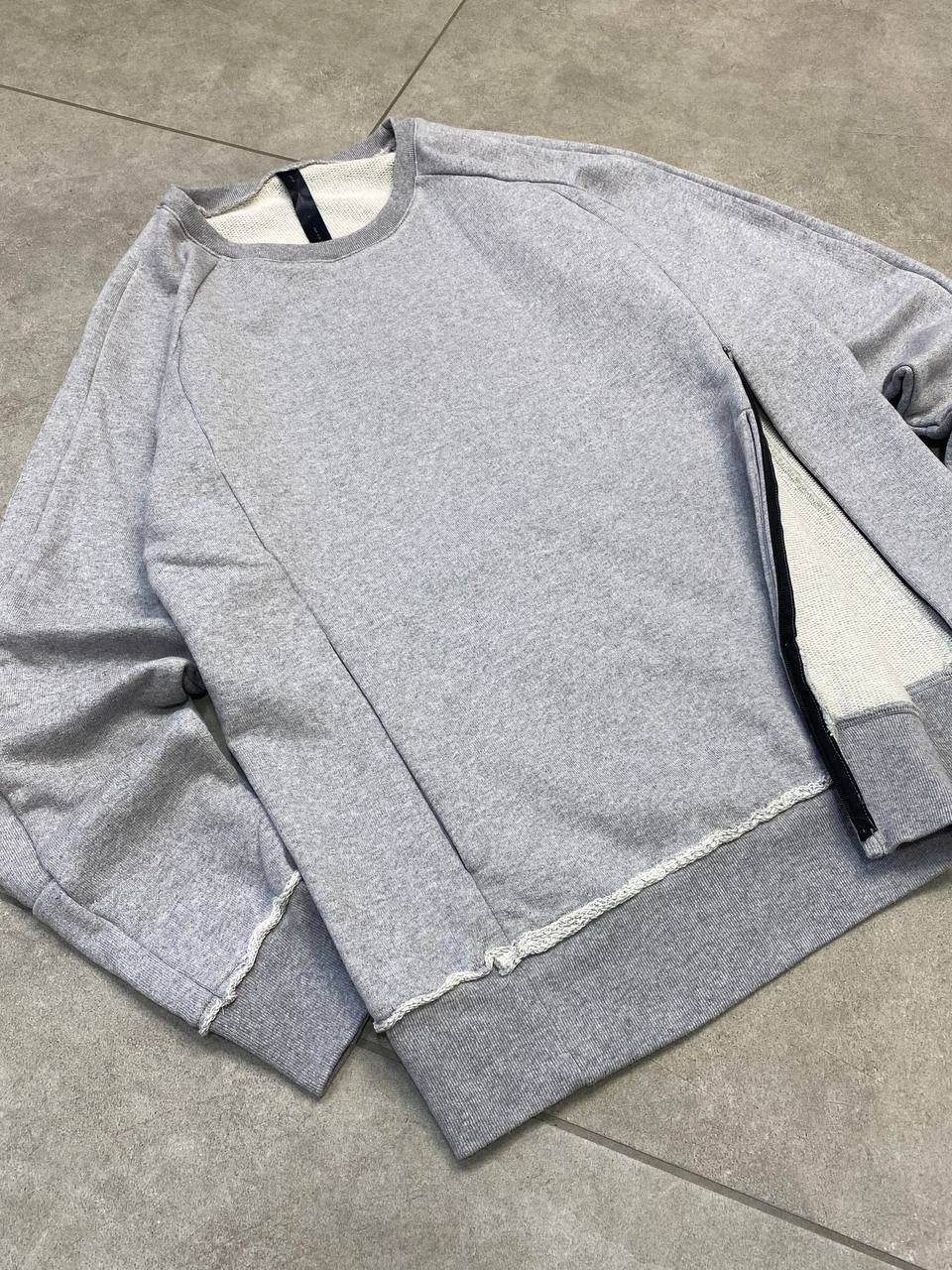 junhashimoto WJK Jun Hashimoto Side Ziper Distressed Finish Sweatshirt Size US L / EU 52-54 / 3 - 5 Thumbnail